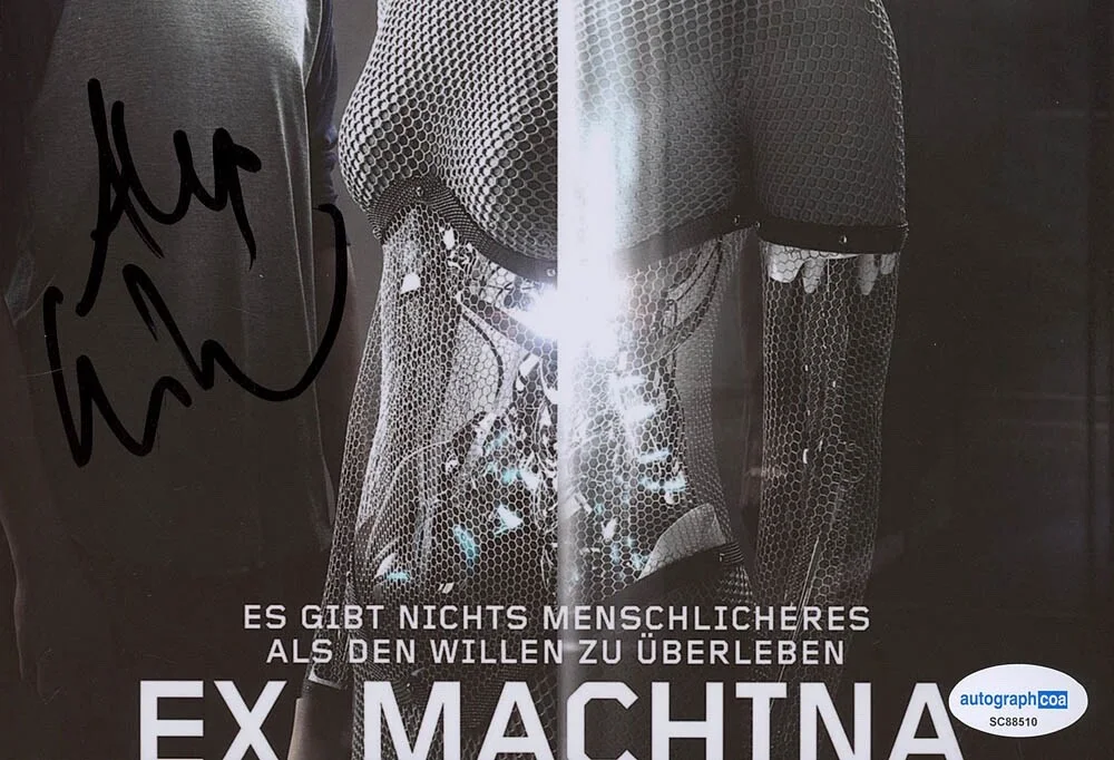 Alex Garland — Alex Garland signed "EX MACHINA" 8x10 Photo d EXACT PROOF Director ACOA COA, image 5
