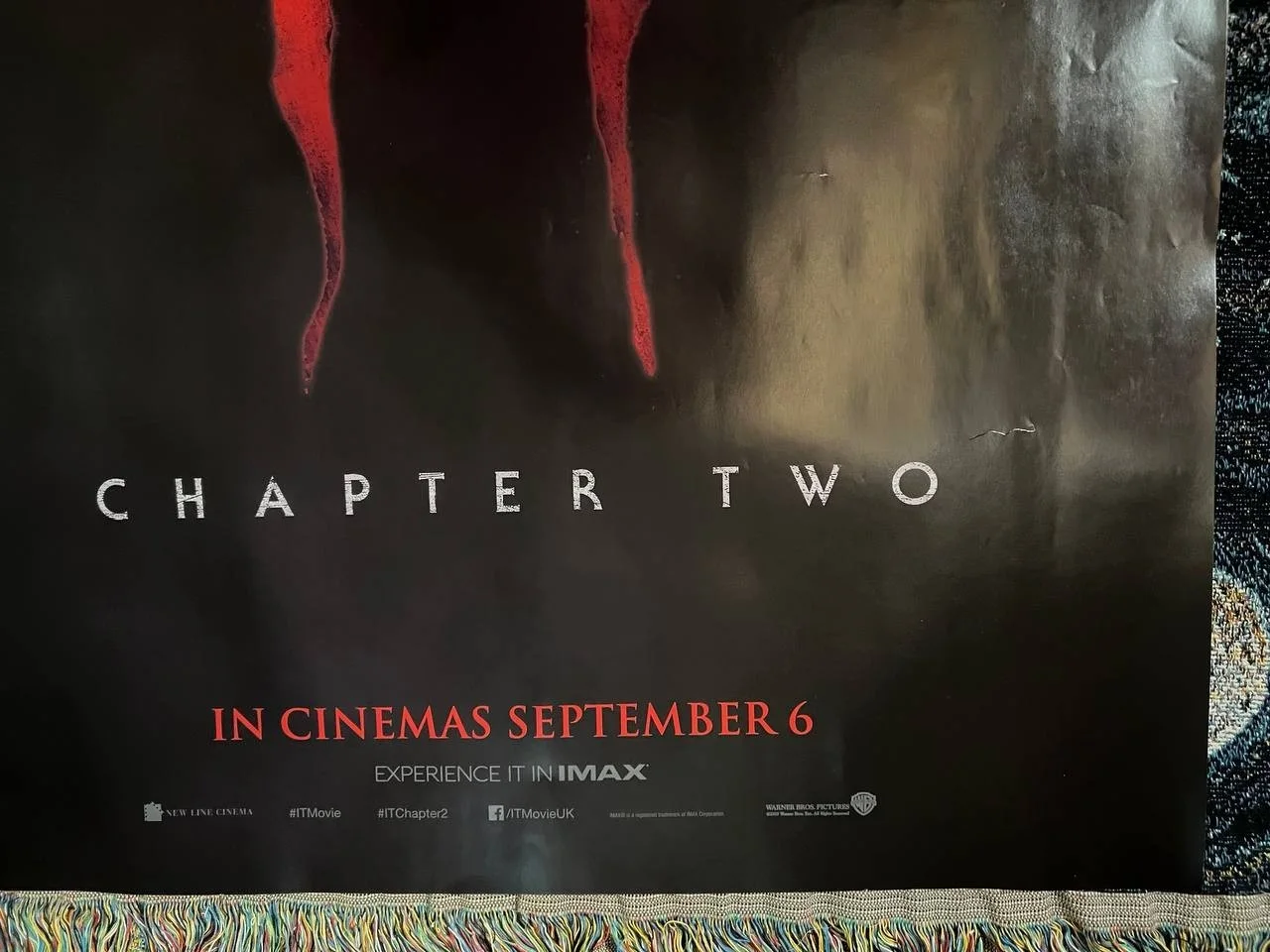 IT Chapter 2 2019 Original Quad UK movie Poster 30x40'', изображение 5