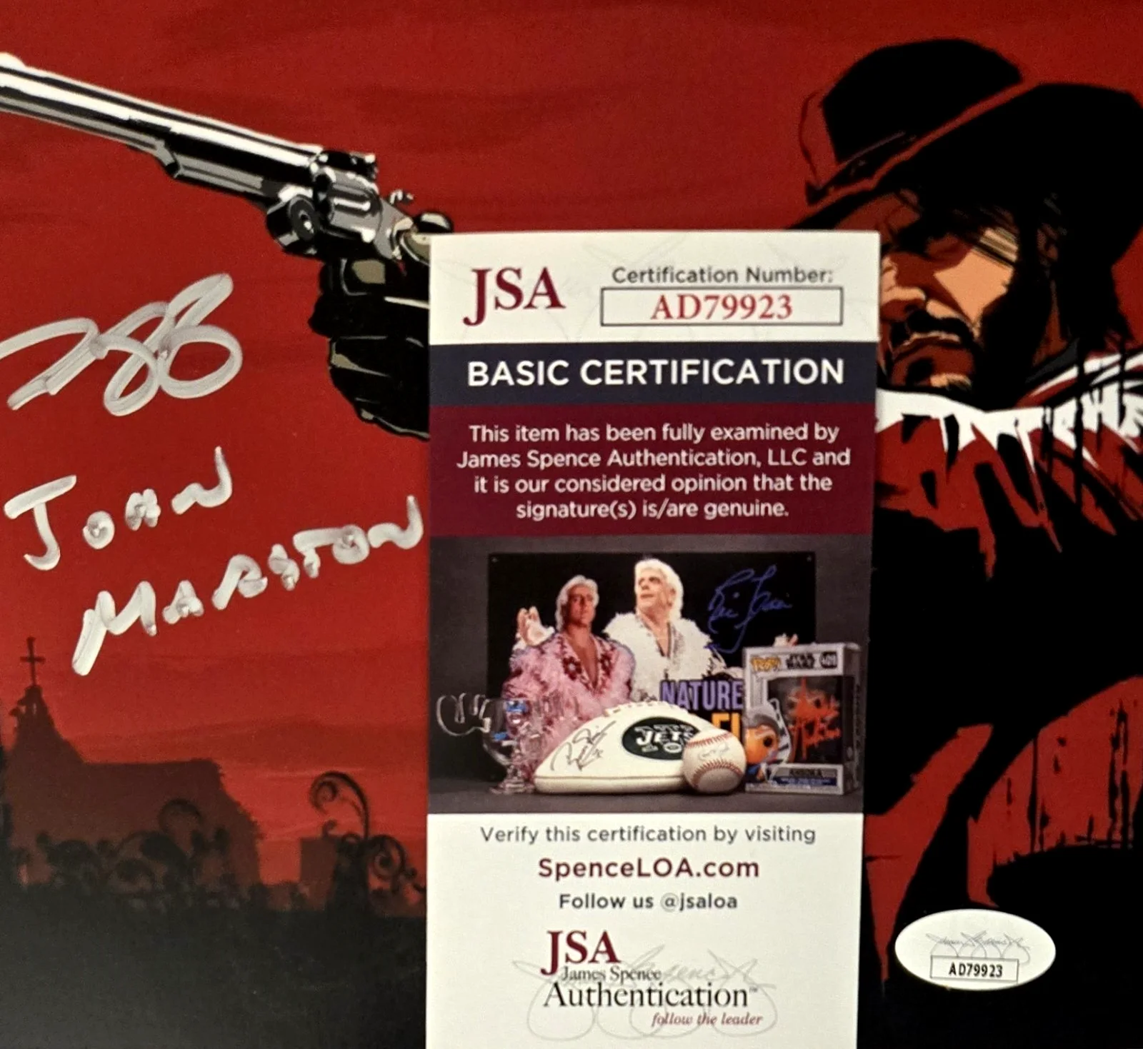 Rob Wiethoff Signed Photo Red Dead Redemption John Marston Autograph JSA COA 923, image 2