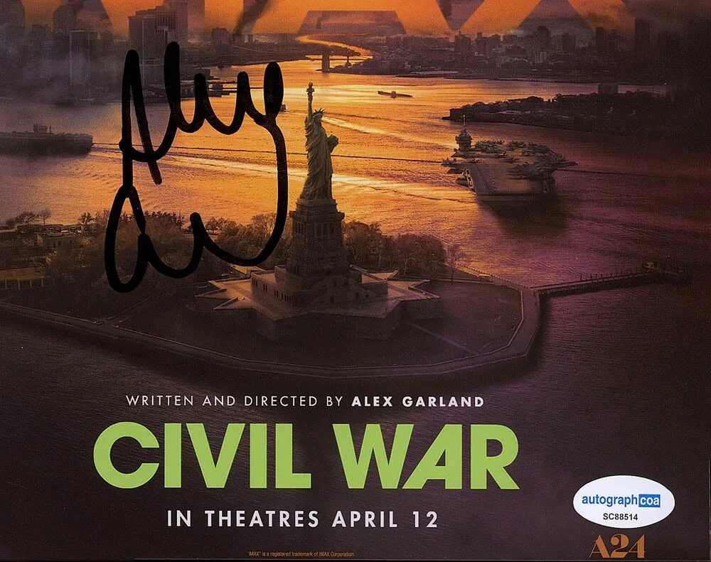 Alex Garland — Alex Garland signed "CIVIL WAR" 8x10 Photo f EXACT PROOF Writer Director ACOA, изображение 5