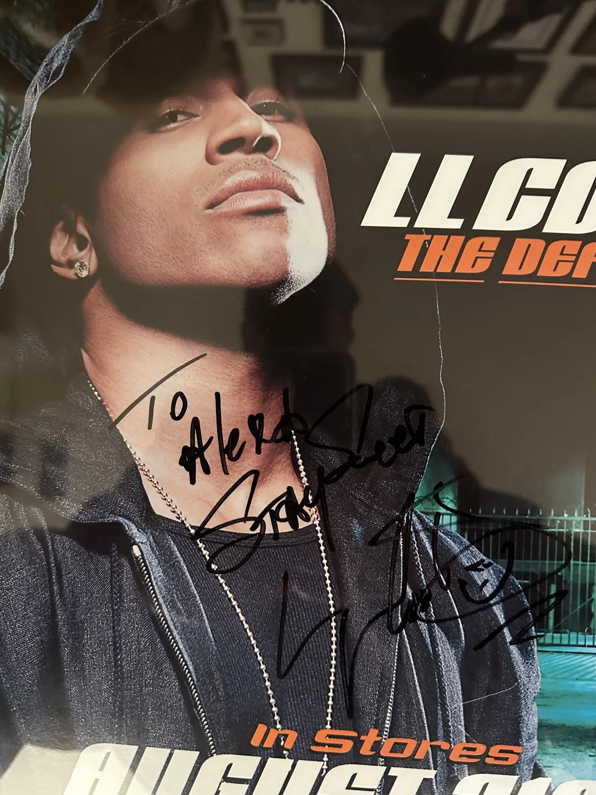 LL Cool J Signed Autographed "The Definition" 12x12 Promo Photo on 17x16 frame, image 2
