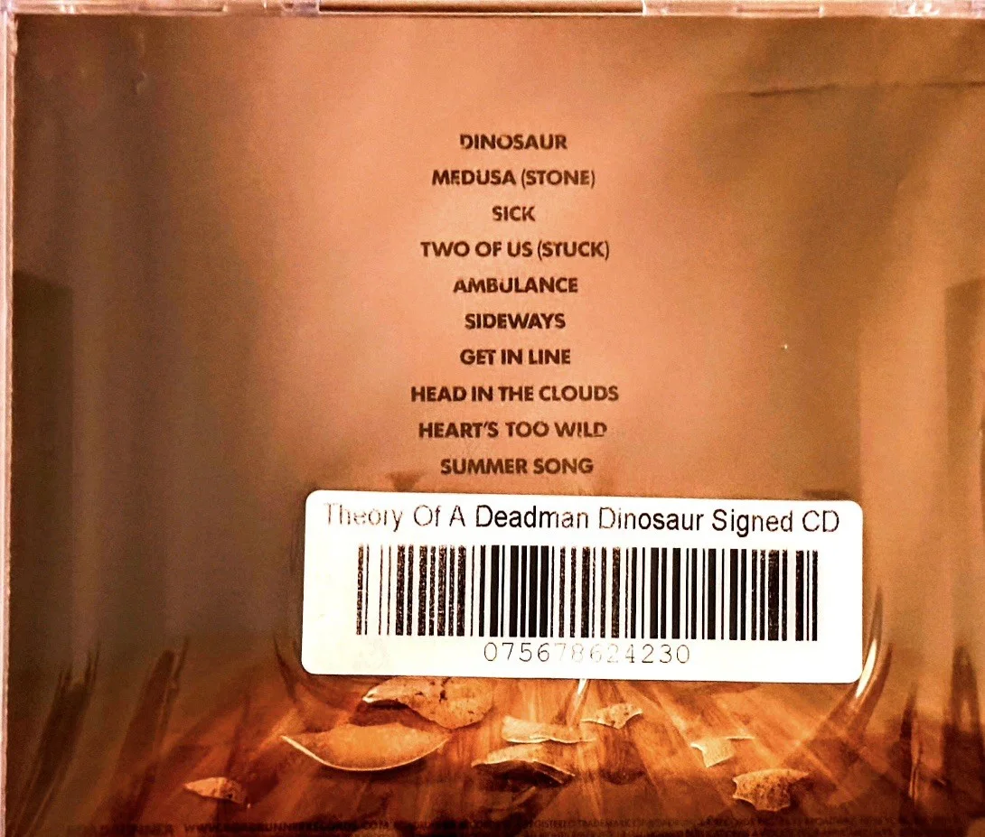 Theory Of A Deadman Authentic/ Signature/ Autograph From The Record Label, изображение 2