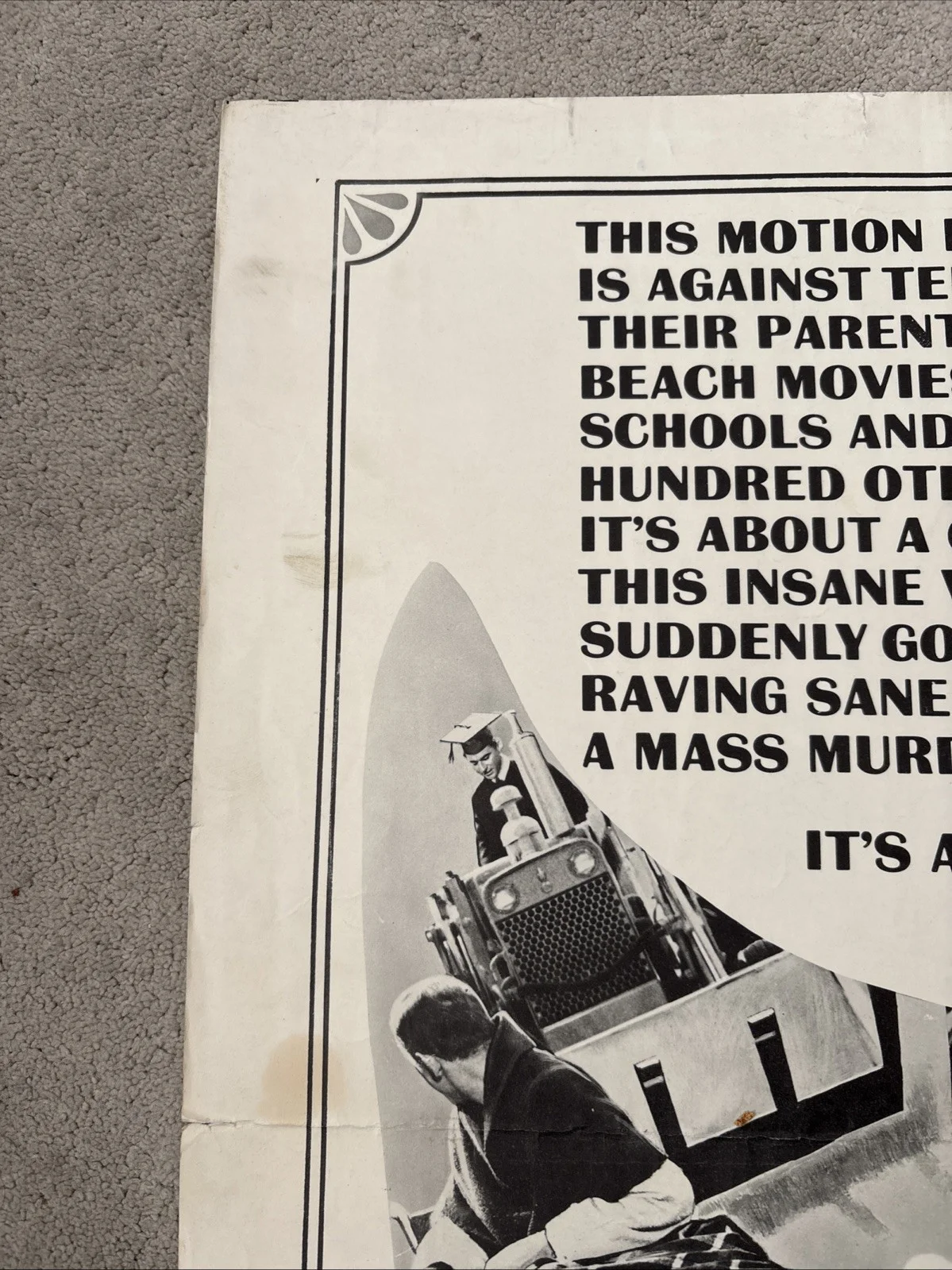 Lord Love A Duck (1966) Original US Half Sheet Movie Poster, изображение 2