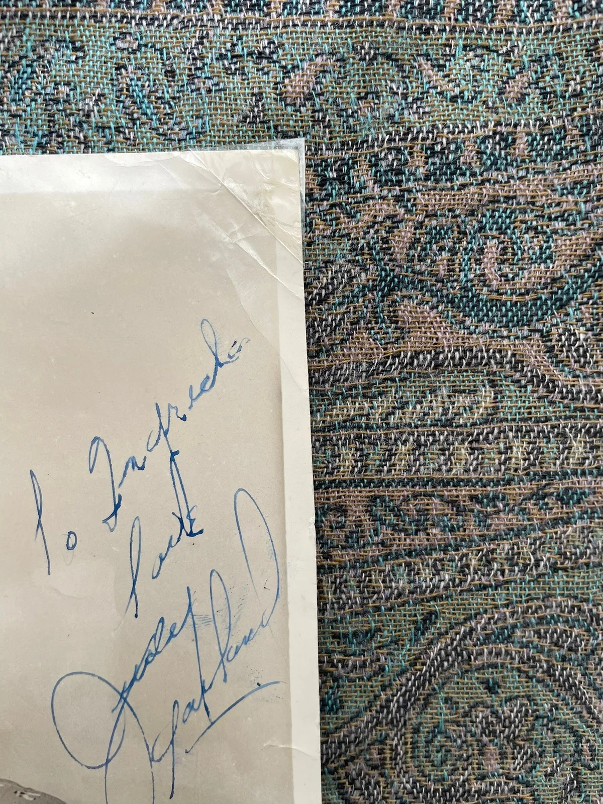 JUDY GARLAND autograph —Hand Signed EARLY Photo, изображение 3