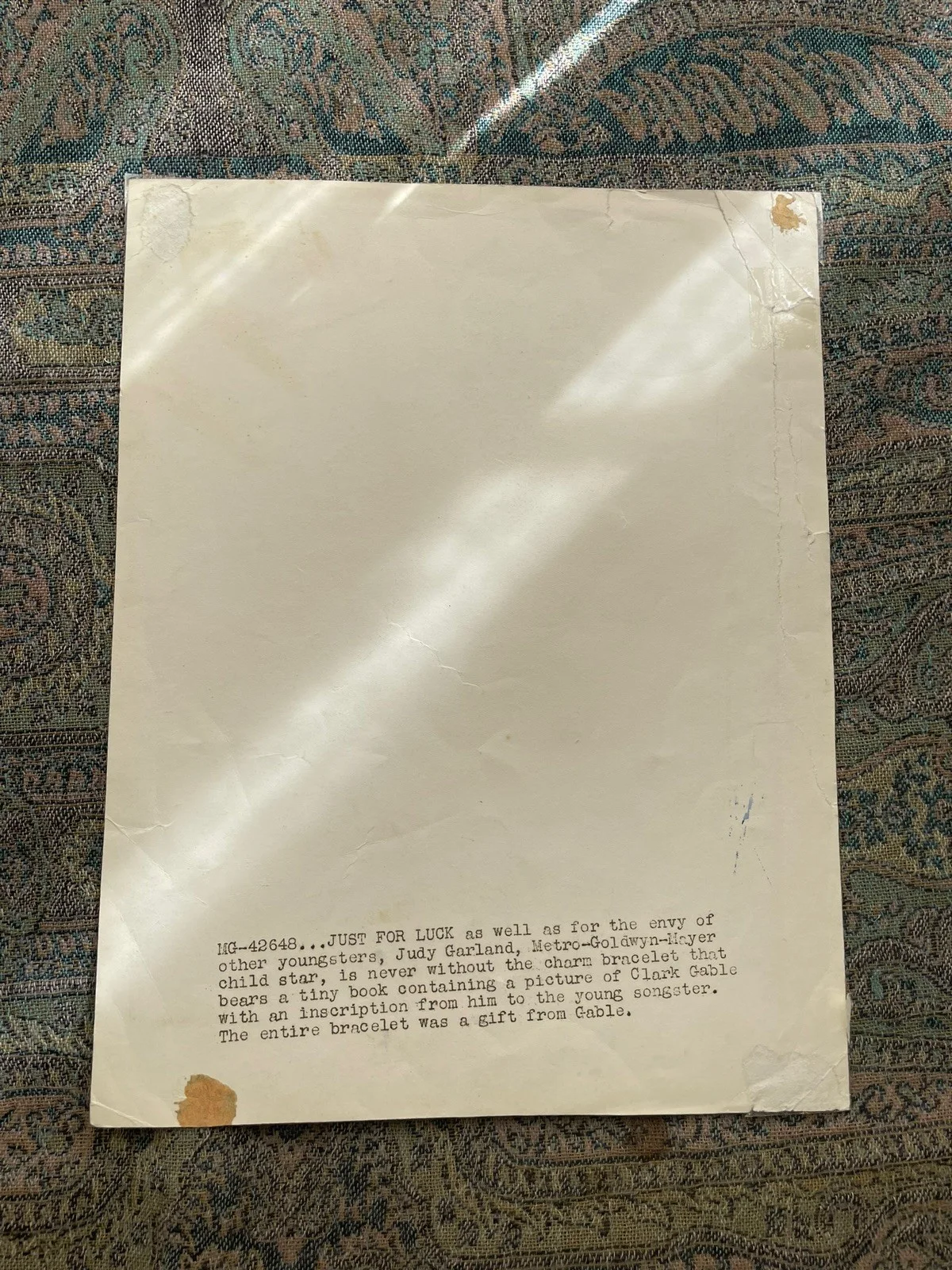 JUDY GARLAND autograph —Hand Signed EARLY Photo, изображение 4