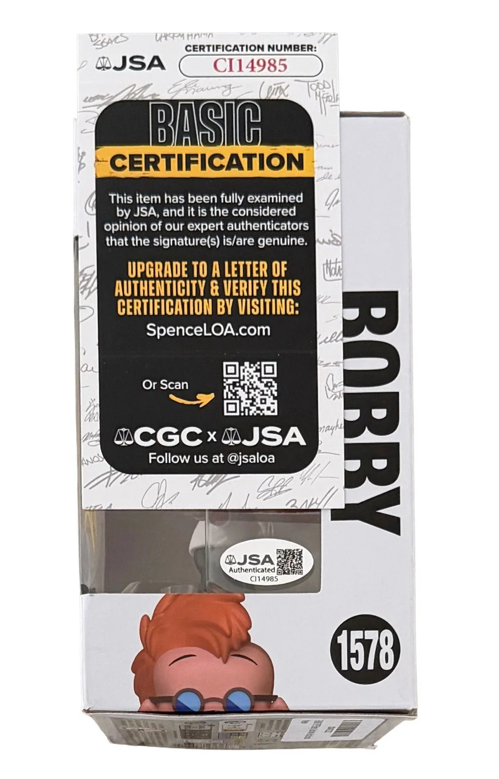 PAULY SHORE — PAULY SHORE SIGNED BOBBY FUNKO POP FIGURE DISNEY A GOOFY MOVIE w/JSA COA!, image 3