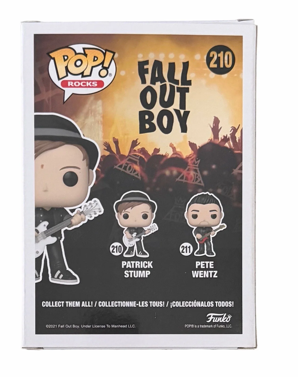 PATRICK STUMP SIGNED FALL OUT BOY FUNKO POP VINYL FIGURE AUTOGRAPHED w/JSA COA!, image 4