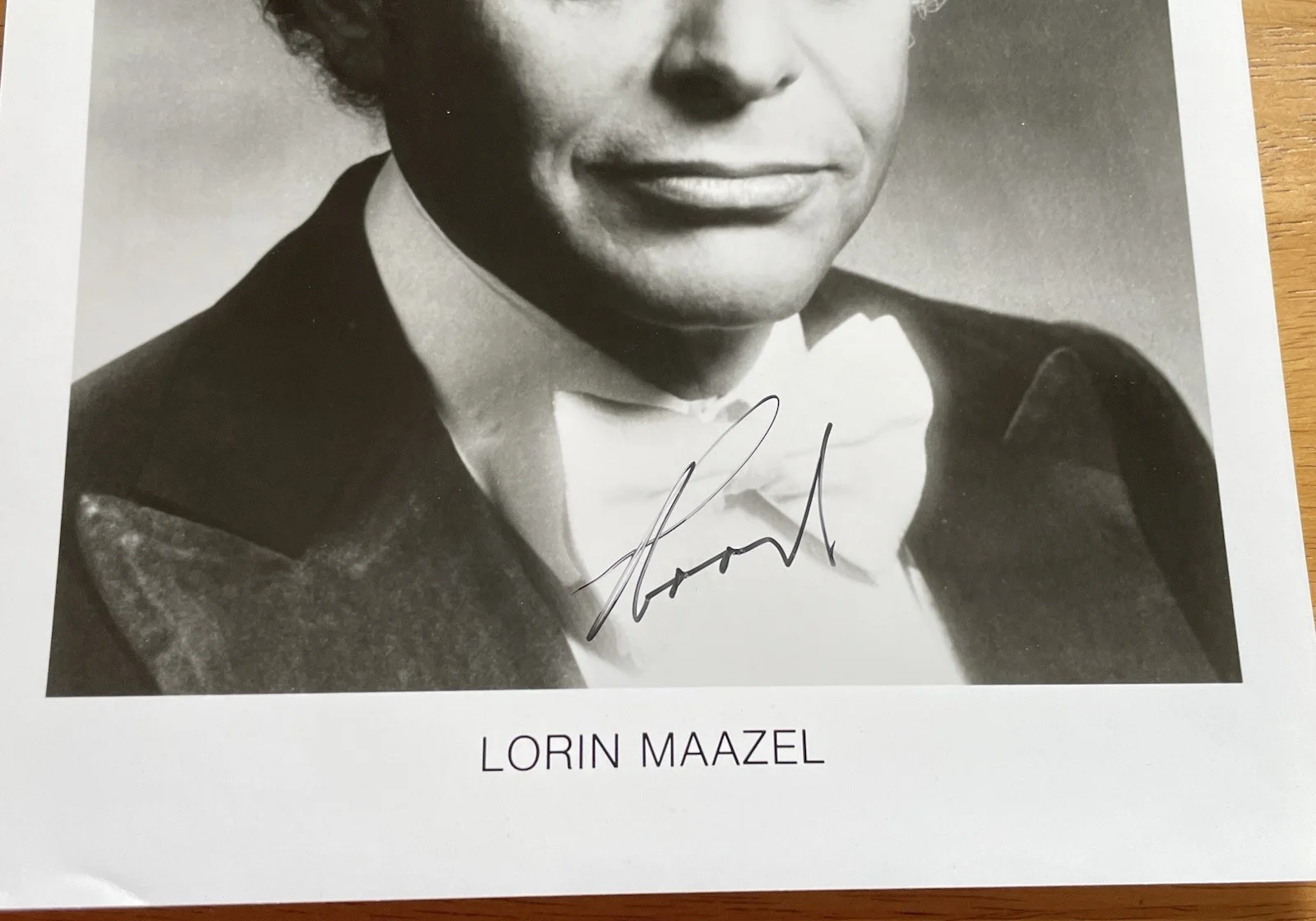 Conductor and Composer Lorin Maazel Autograph Photo, image 3