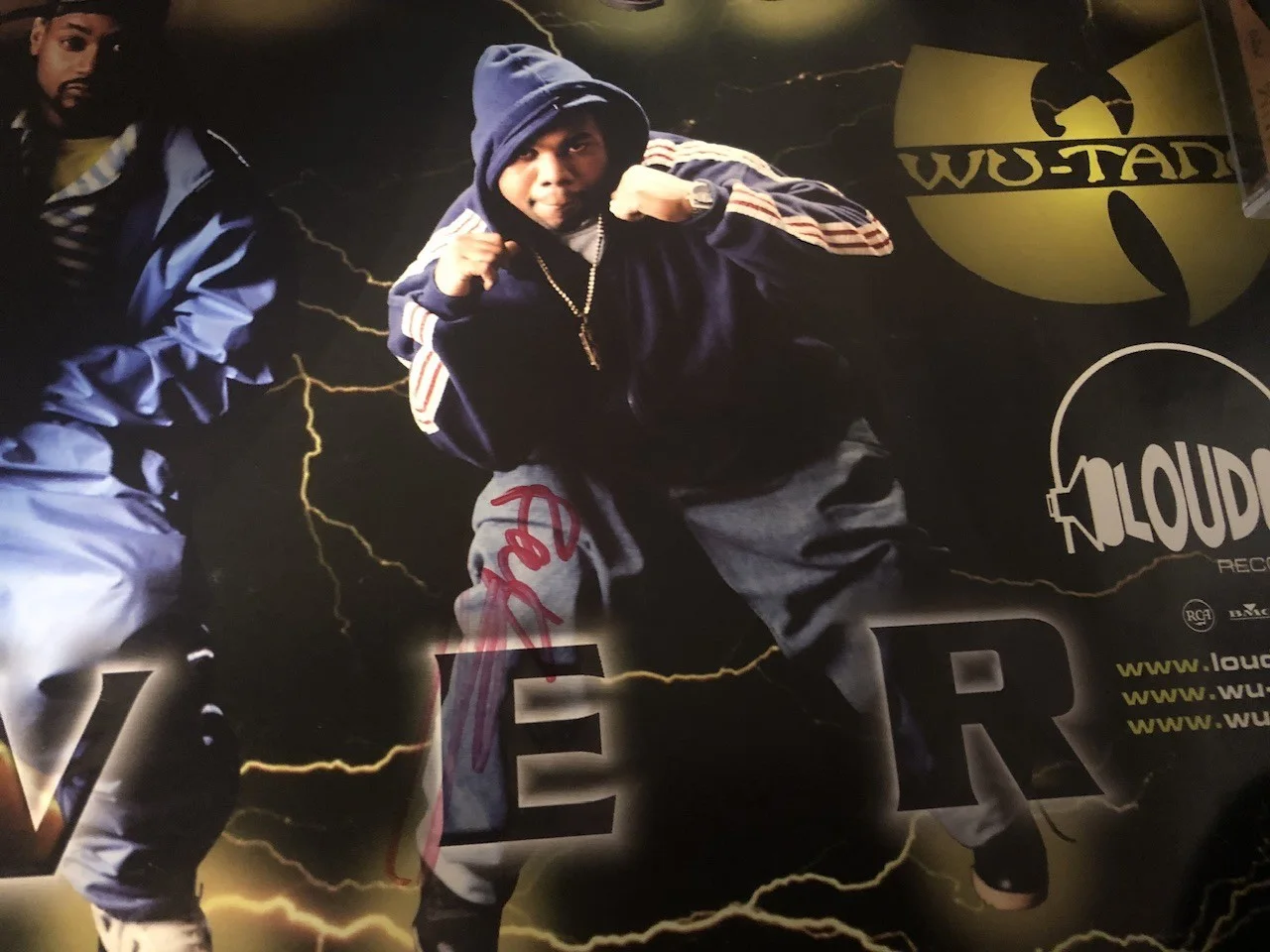 SIGNED Wu-Tang Clan FOREVER Raekwon The Chef Poster RARE Autographed 18x24 RARE, изображение 2