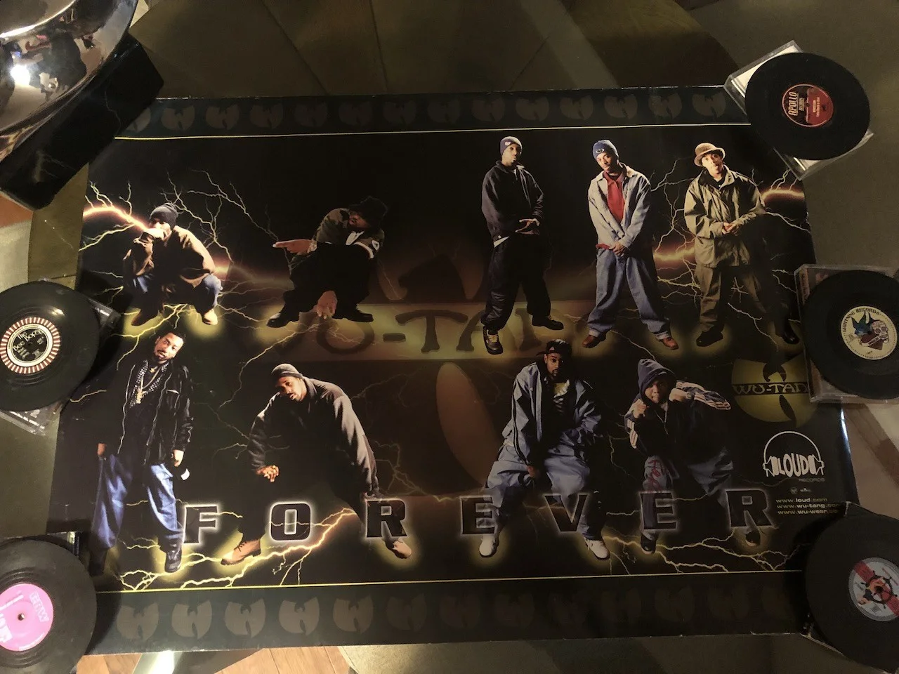 SIGNED Wu-Tang Clan FOREVER Raekwon The Chef Poster RARE Autographed 18x24 RARE, изображение 5