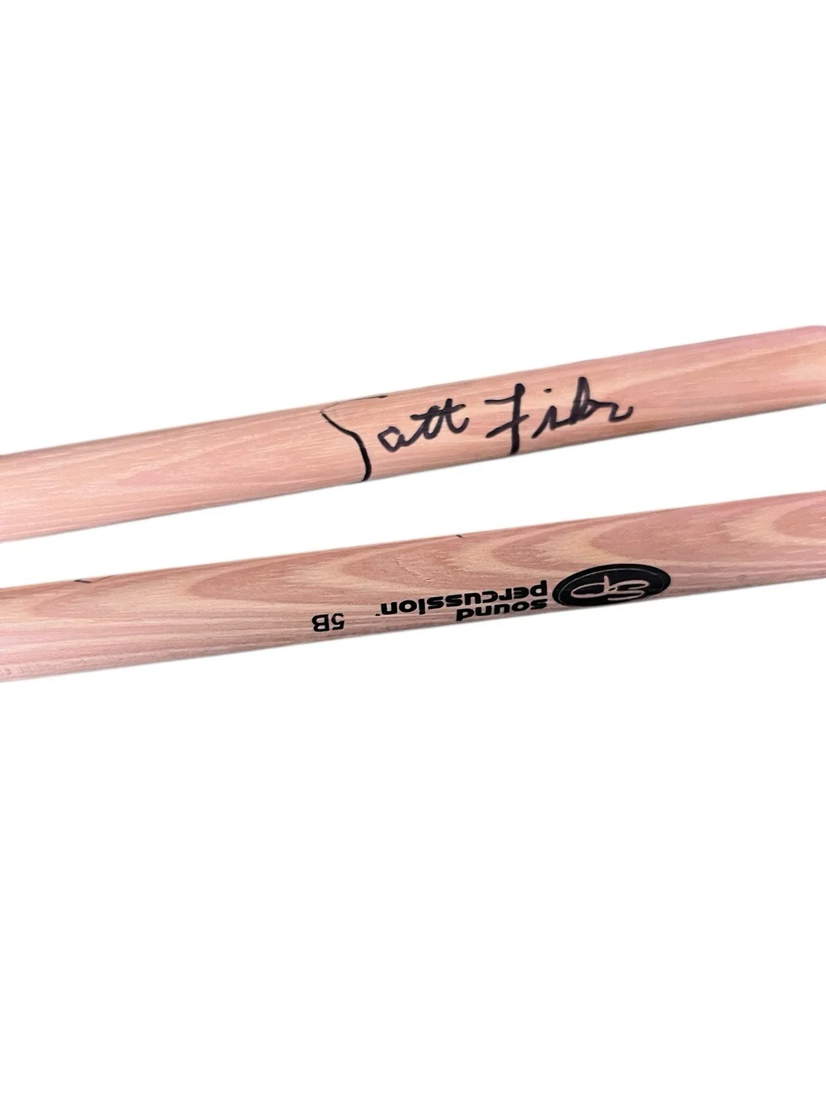 Set of new SP Sound Percussion drumsticks autographed signed outlaw country, изображение 5