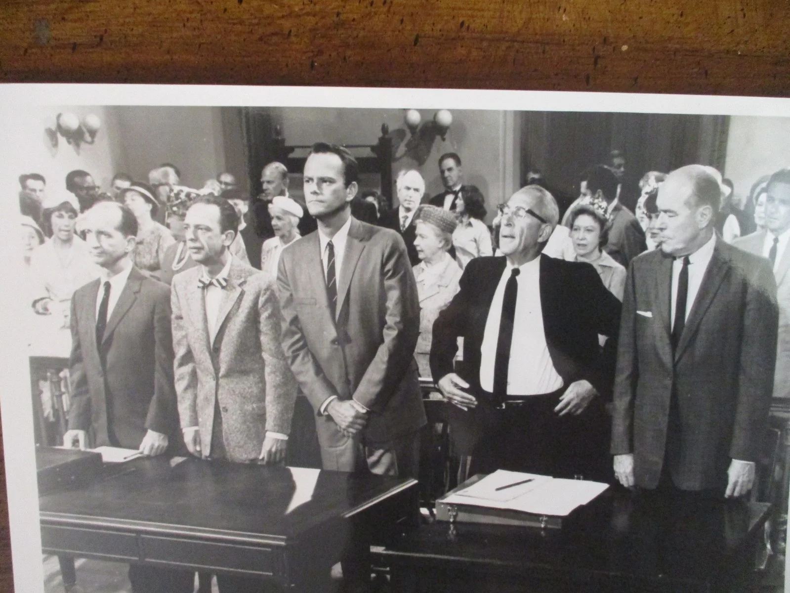 Robert Cornthwaite/Charles Lane/Don Knotts(THE GHOST AND MR. CHICKEN)1991 Photo, изображение 2