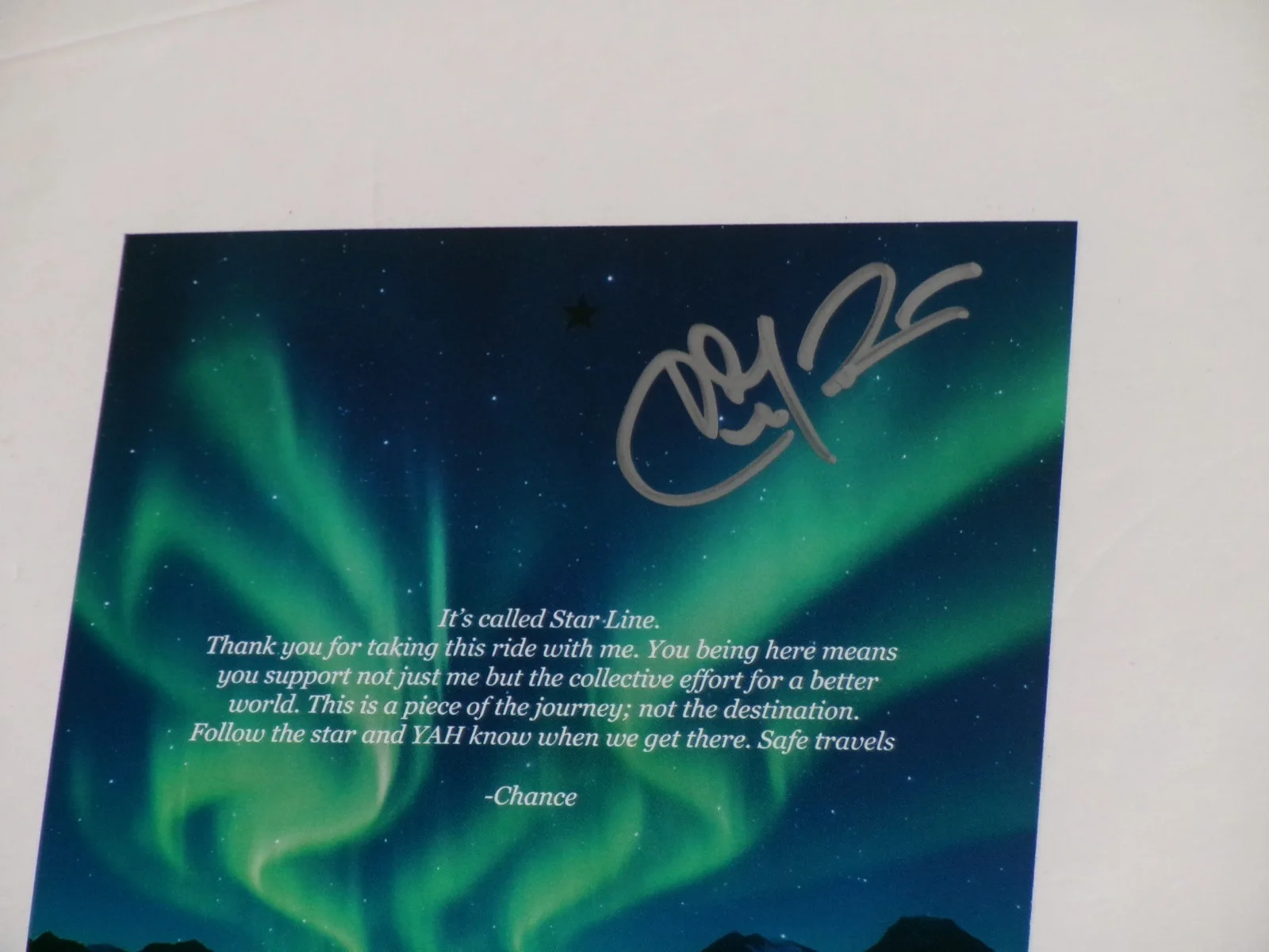 Chance The Rapper Signed Starline CD INSIDE Cover JSA CERT, image 2
