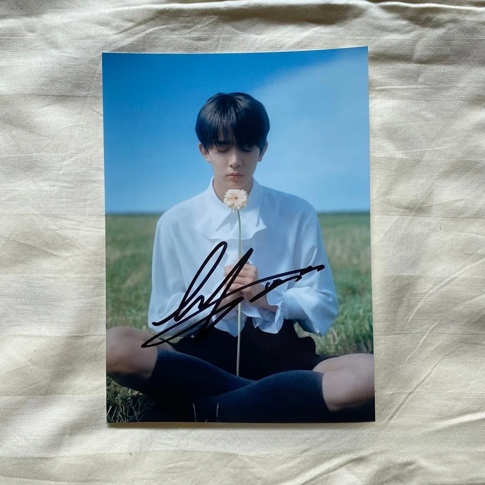 ENHYPEN HEESEUNG Autographed Signed Photo K-POP Collection 4*6 202512, изображение 2