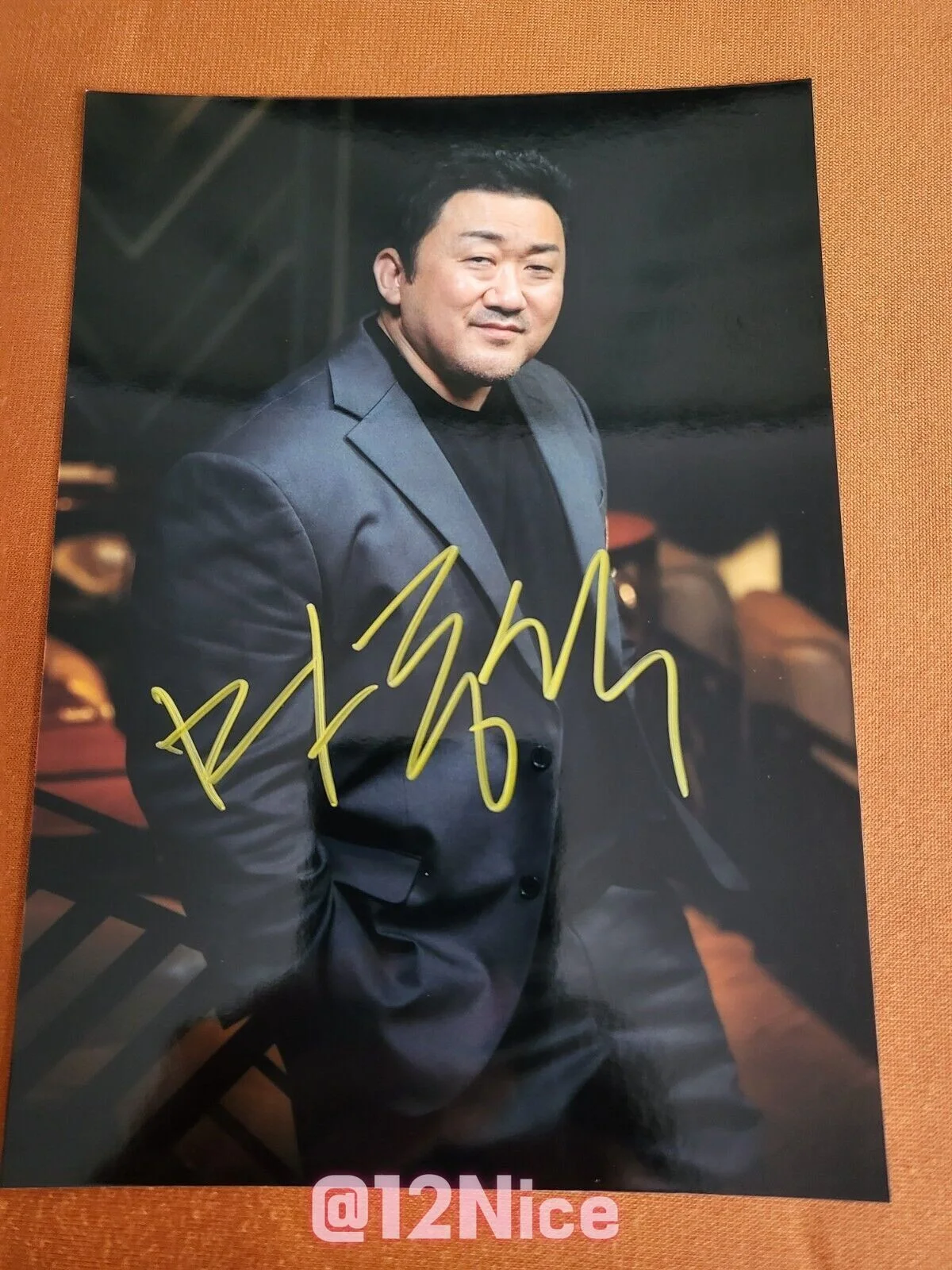 Ma Tong Seok Autographed Signed Photo Autographs Collectibles 4*6 2024, изображение 2
