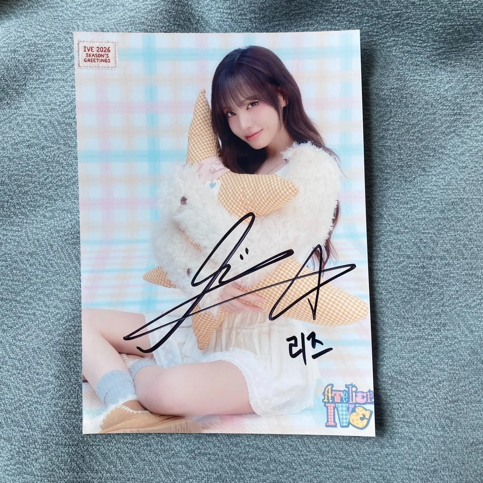 IVE Colorful Days Autographed Signed Photo K-POP Collectibles 4*6 2025, image 5