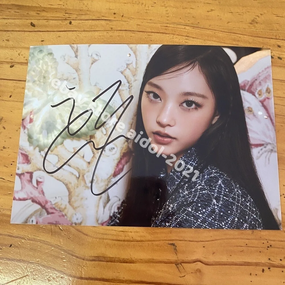 NEWJEANS HAERIN Autographed Signed Photo K-POP Collection 4*6 2025D, изображение 3