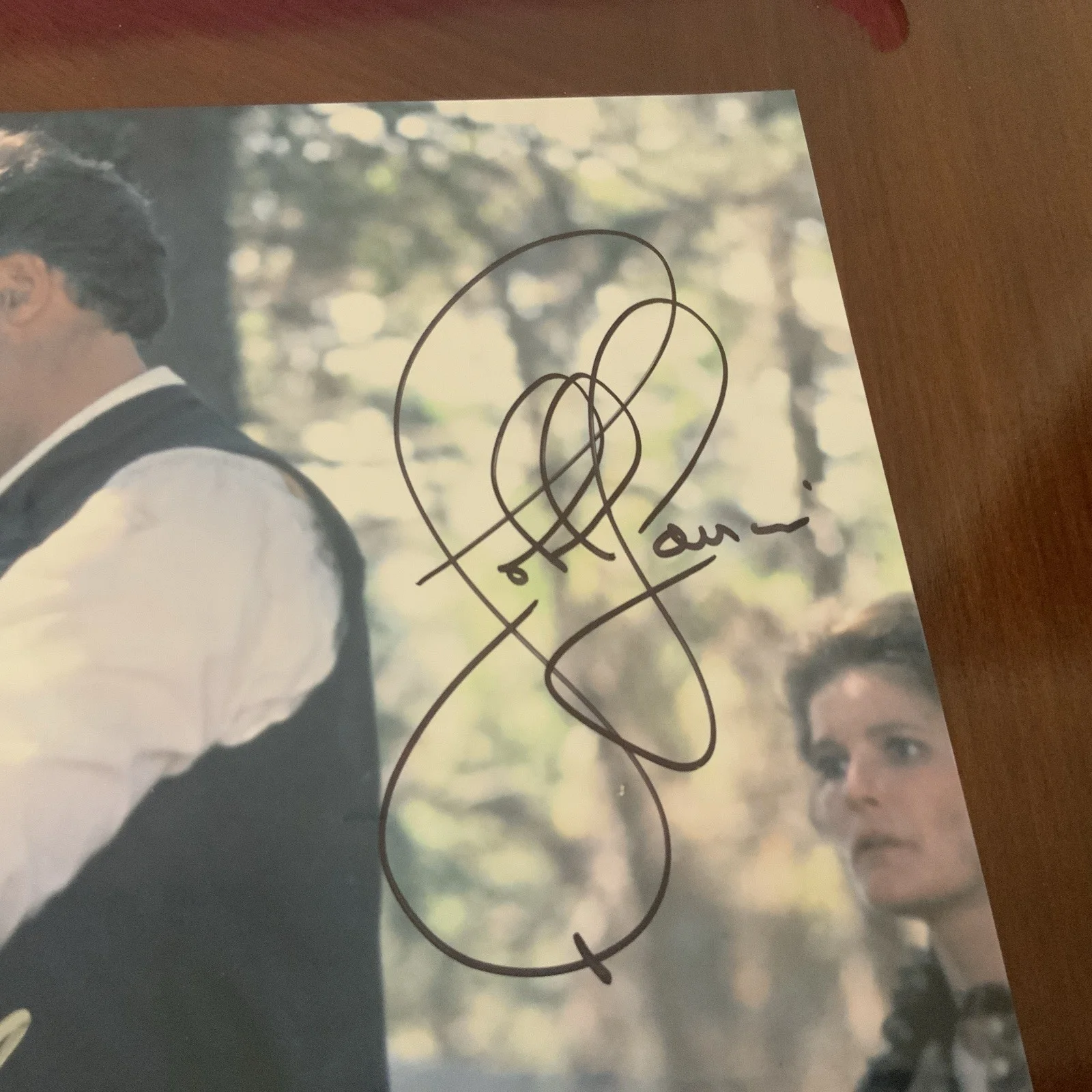 John De Lancie — Suzie Plakson -John de Lancie signed Star Trek Voyager THE Q AND THE GREY, изображение 3