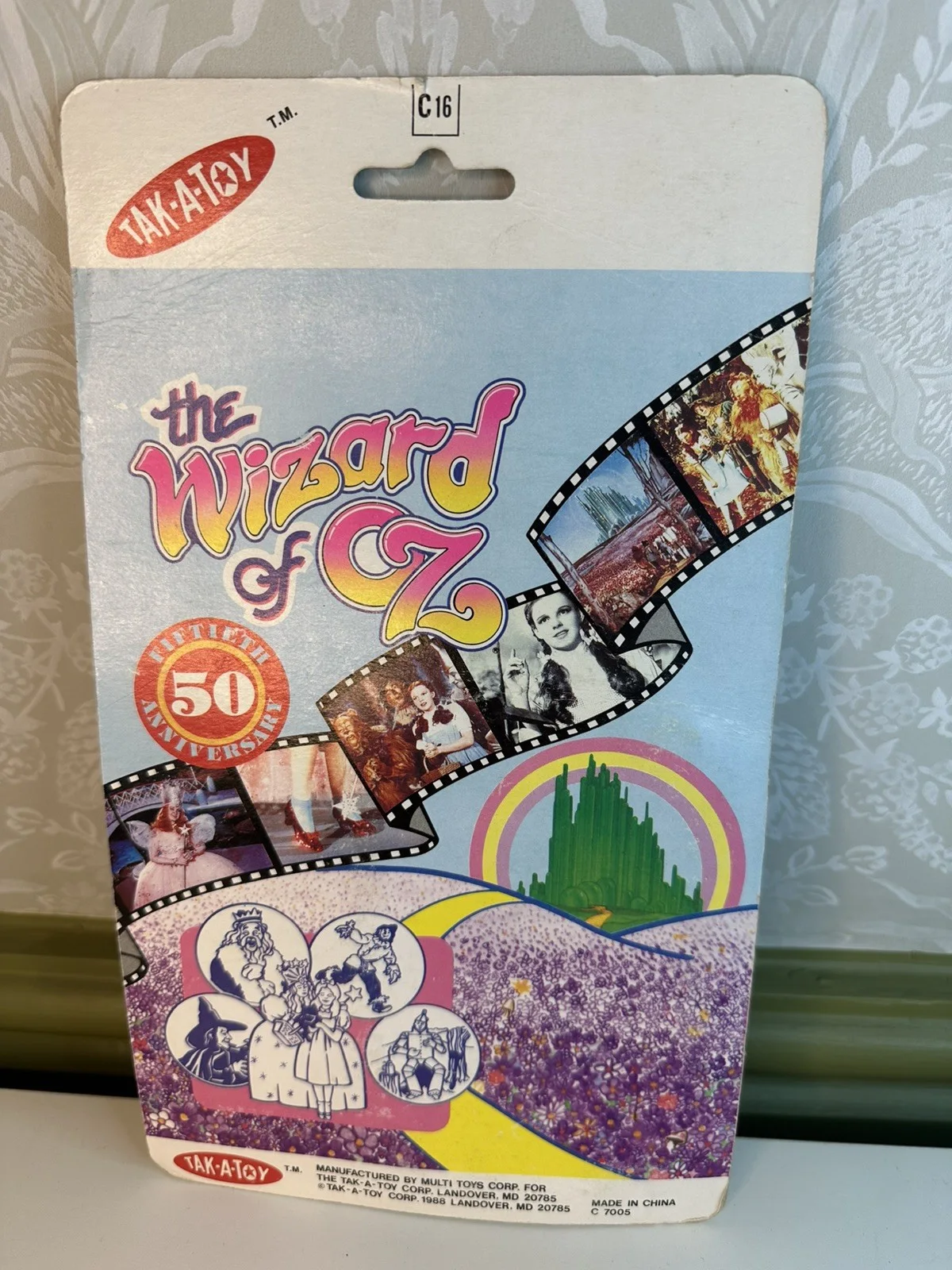 Vintage Wizard Of Oz 50th Anniversary Tin Man Figure 1988 Multi Toys Corp MOC, изображение 3