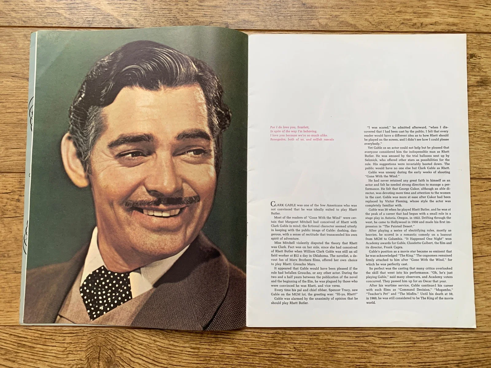 The Story of GONE WITH THE WIND - (1967) Souvenir/Brochure Programme, изображение 3