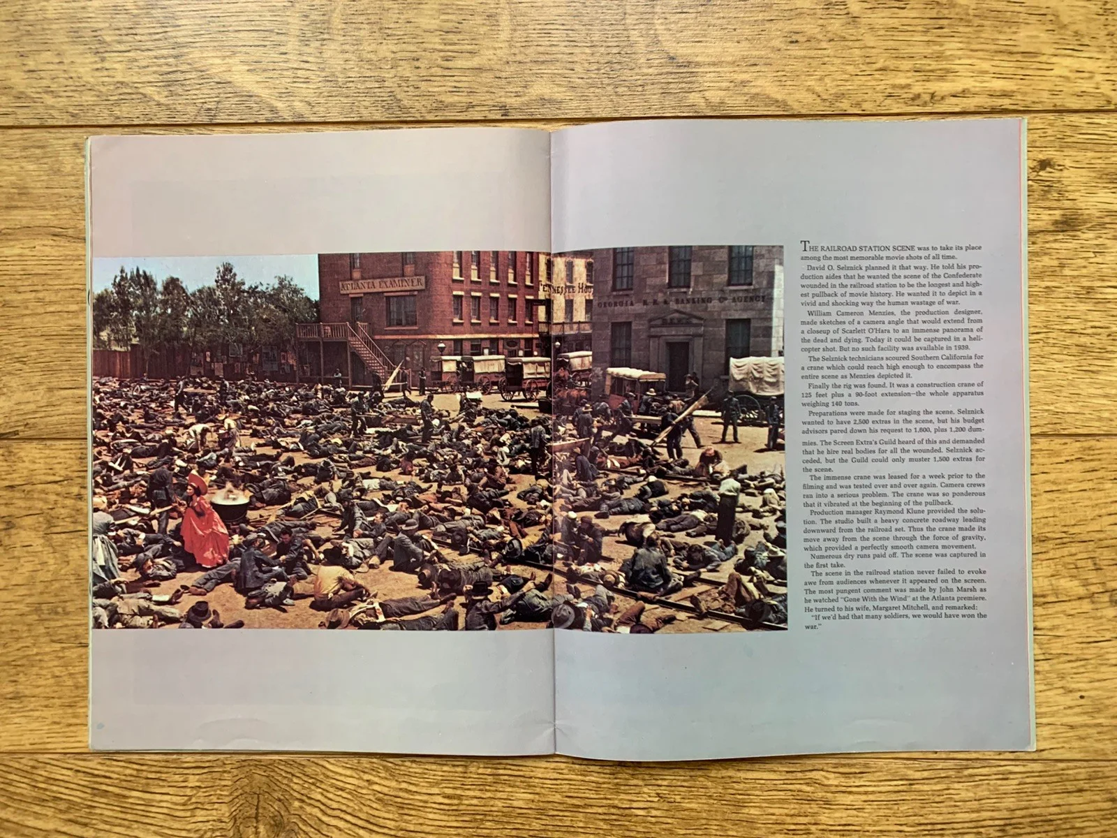 The Story of GONE WITH THE WIND - (1967) Souvenir/Brochure Programme, изображение 5