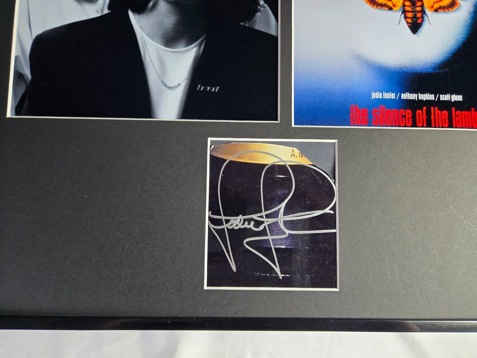 Jodie Foster Signed Photo Display 16x20 Framed Silence of the Lambs RR, изображение 2