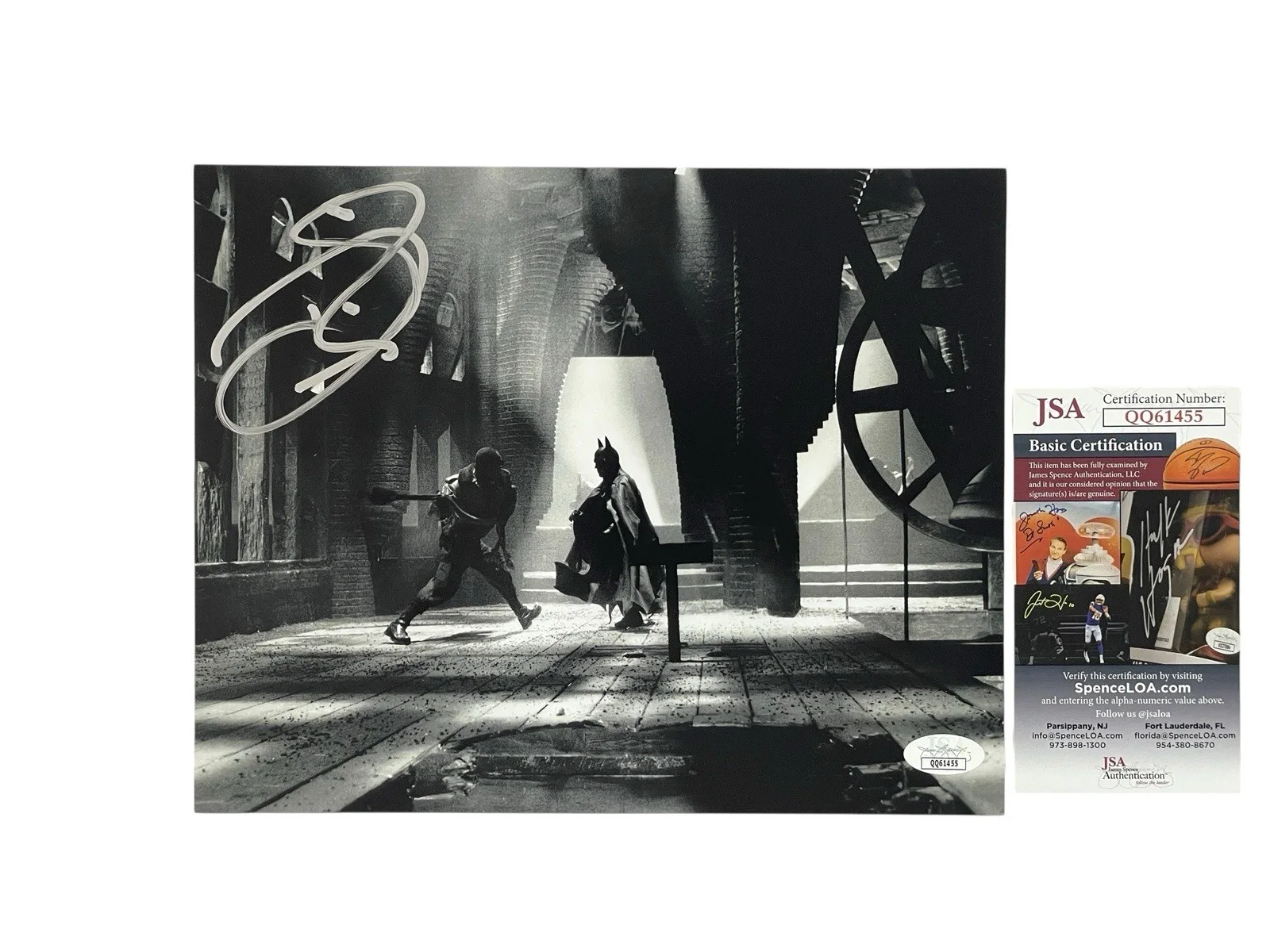 David Lea — Batman Signed 8x10 Dave Lea 1989/Returns Stuntman Martial Arts Fighting Scenes