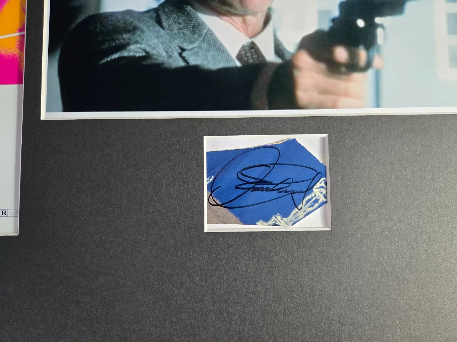 Clint Eastwood Signed Photo Display 16x20 Framed Dirty Harry RR, image 2