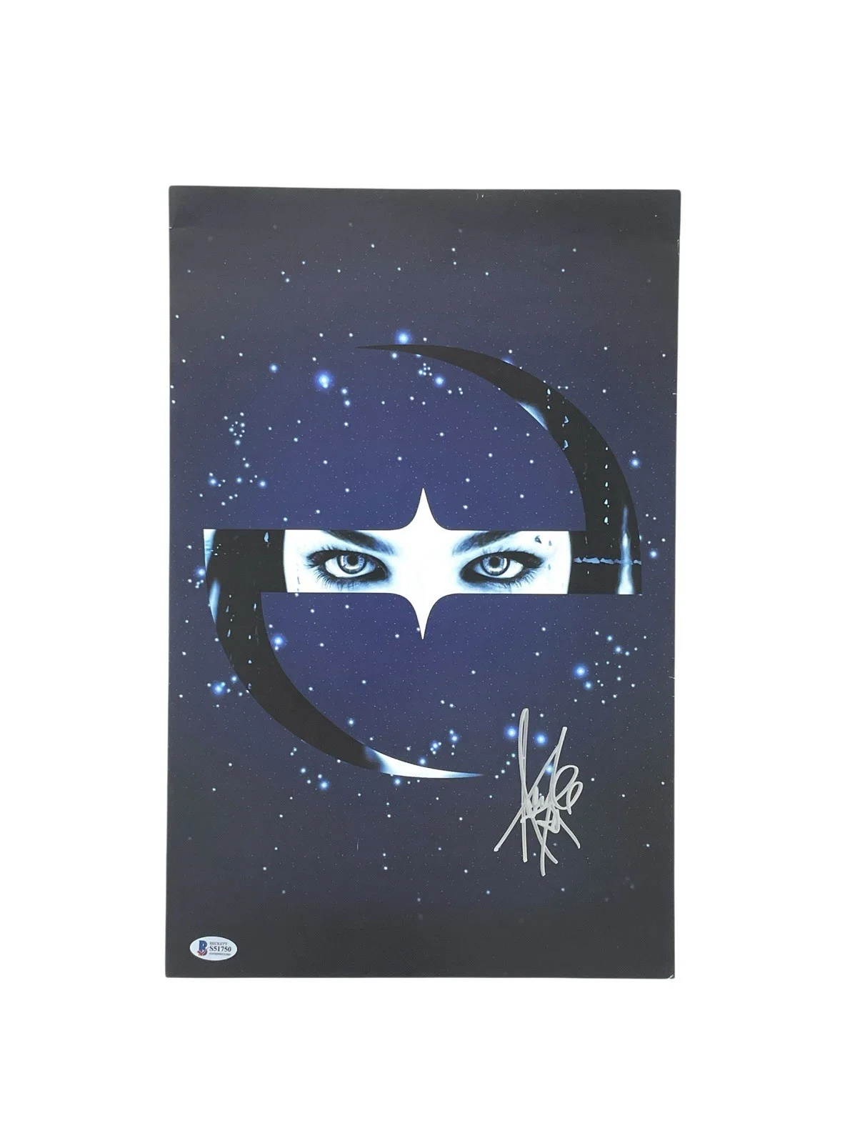 Evanescence Rare Amy Lee Hand Signed Autographed VIP Promo Poster Print BAS COA, изображение 2
