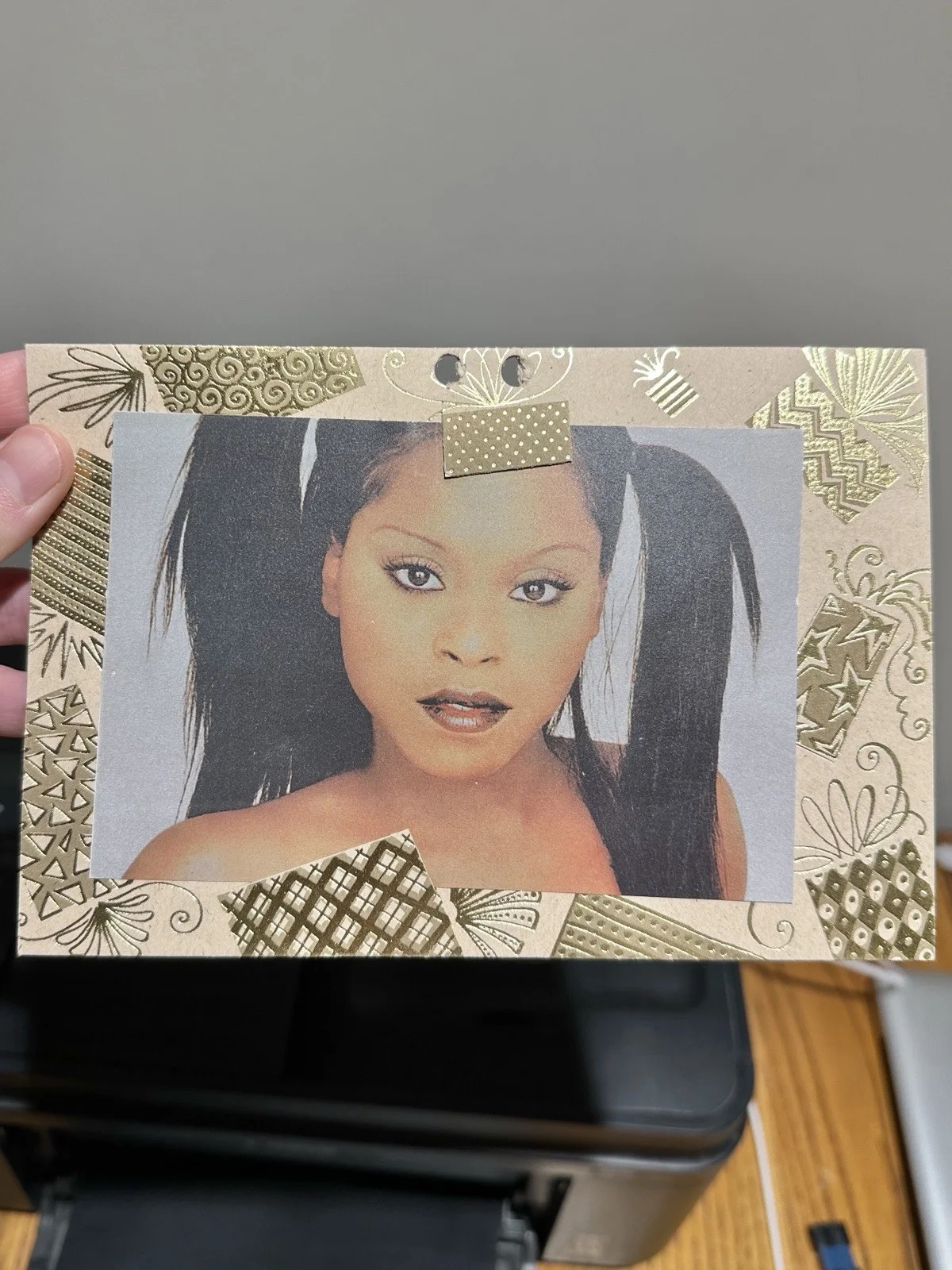 Foxy Brown Autograph Signed Greeting Card Hip-Hop Rap Lil Kim Nicki Minaj, изображение 5