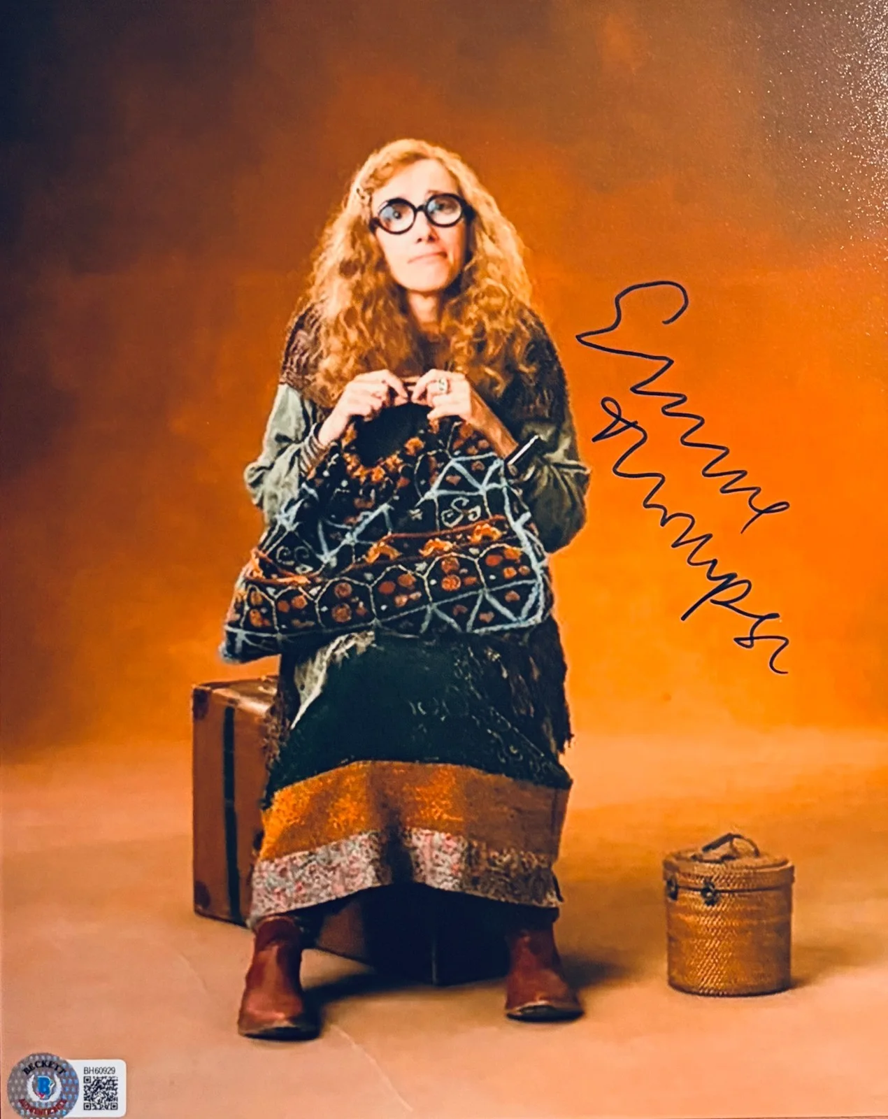 EMMA THOMPSON — Emma Thompson Signed (BAS) Beckett Cert 8x10 Autographed. HARRY POTTER, image 2