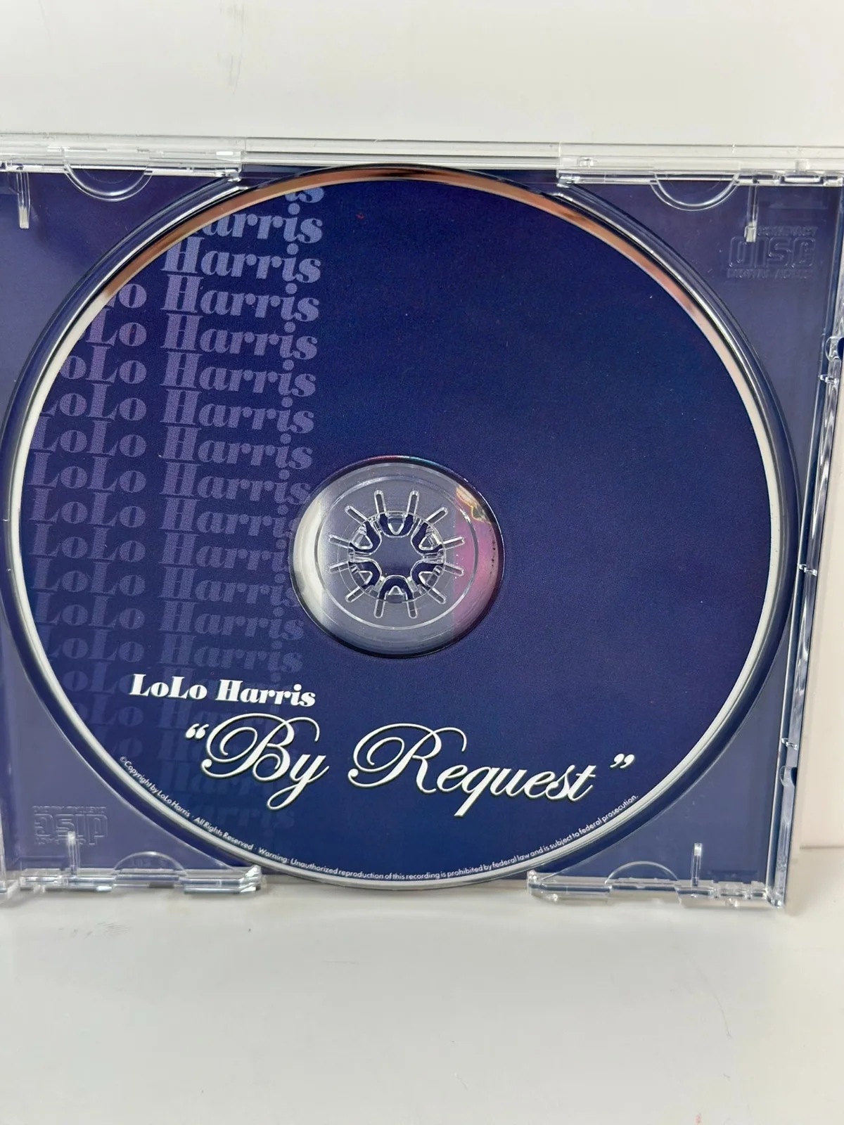LoLo Harris By Request CD Hand Signed Autographed Gospel Album Dedicated, изображение 4
