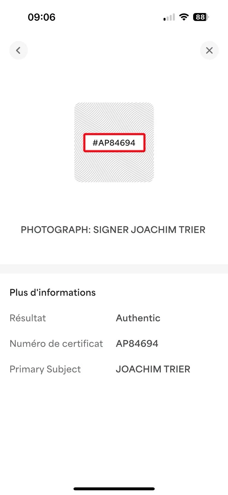 Joachim Trier — Joachim Trier Sentimental Value Authentic Signed 11x14 PSA/DNA #AP84694, image 2