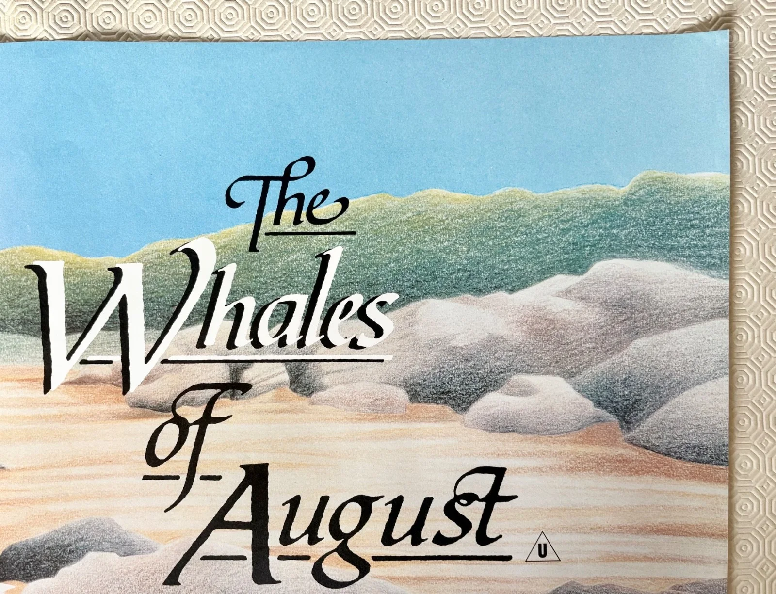 The Whales of August Original 1987 Quad Poster Bette Davis Vincent Price, изображение 4