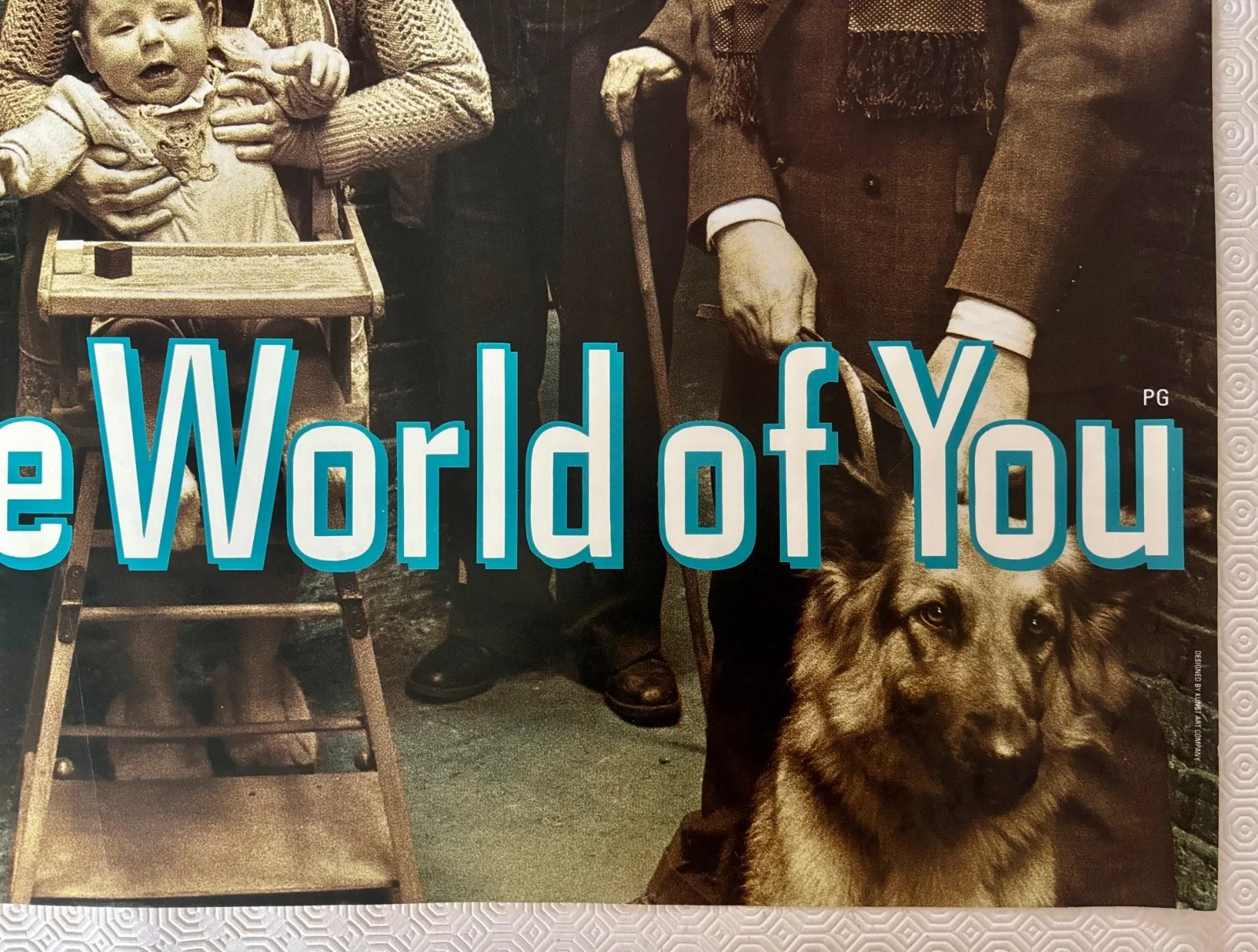We Think The World Of You Original 1988 Quad Poster Alan Bates Gary Oldman, изображение 3