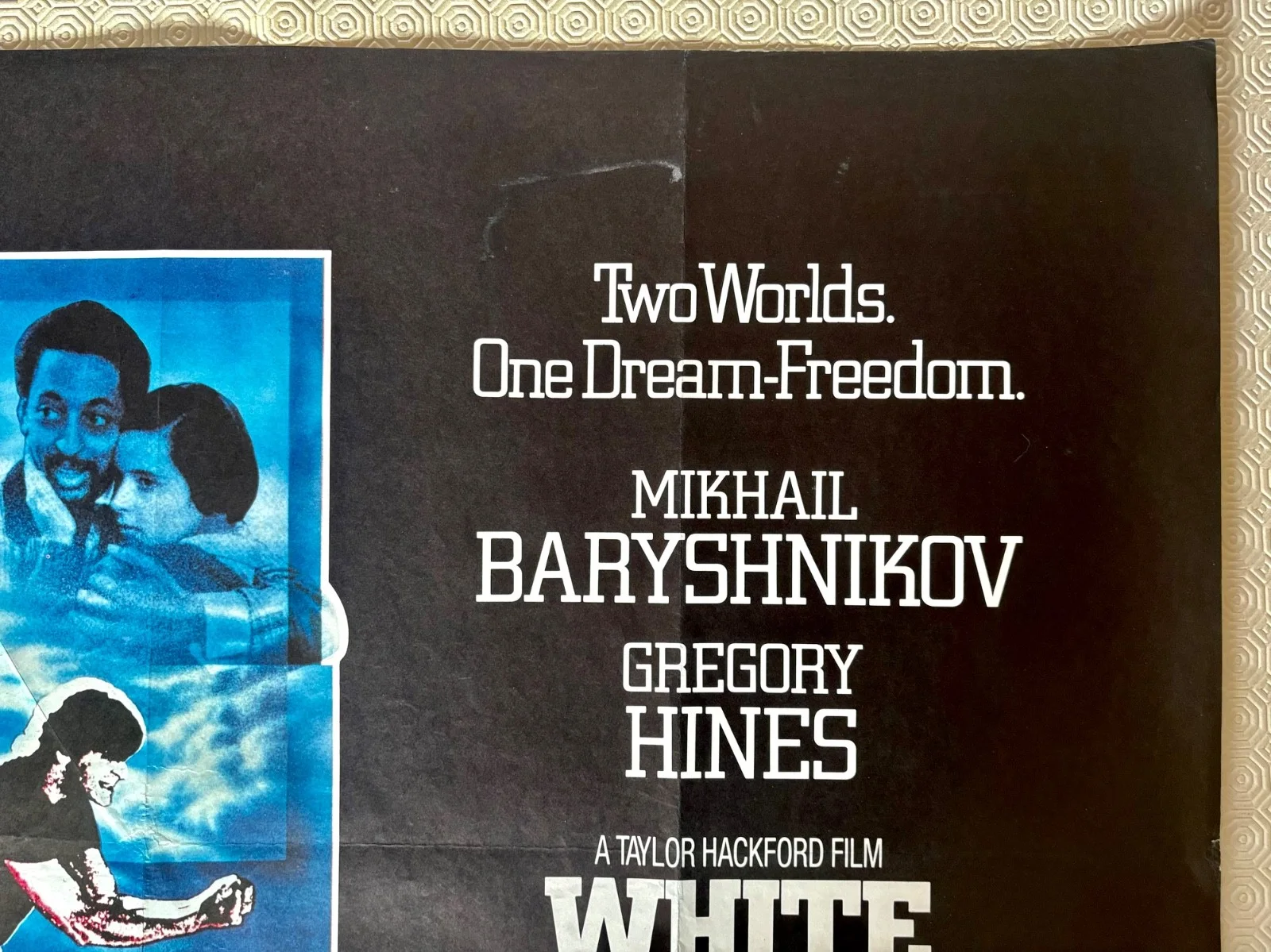 White Nights Original 1985 Quad Poster Mikhail Baryshnikov Gregory Hines, image 4