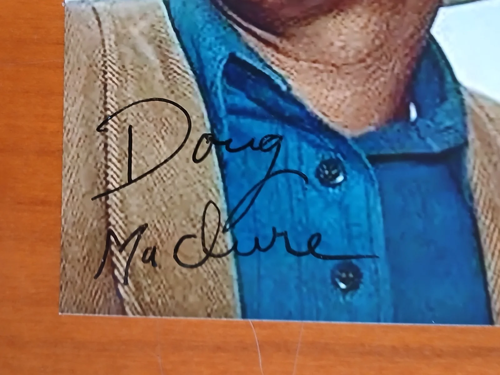 Doug McClure — Doug McClure (1935-1995), Trampas, The Virginian, Signed Autographed Photo 6x4, изображение 2