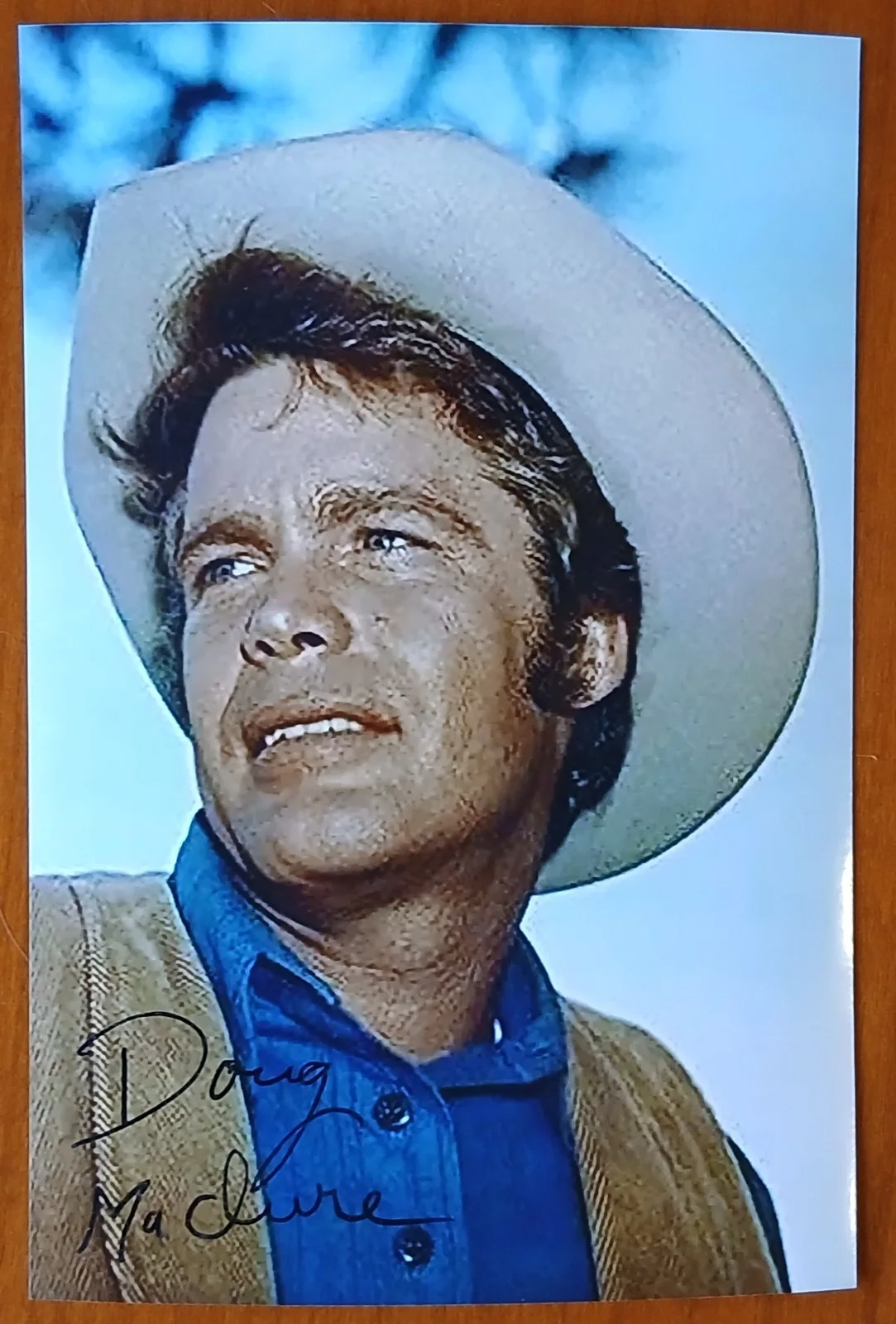 Doug McClure — Doug McClure (1935-1995), Trampas, The Virginian, Signed Autographed Photo 6x4, изображение 3