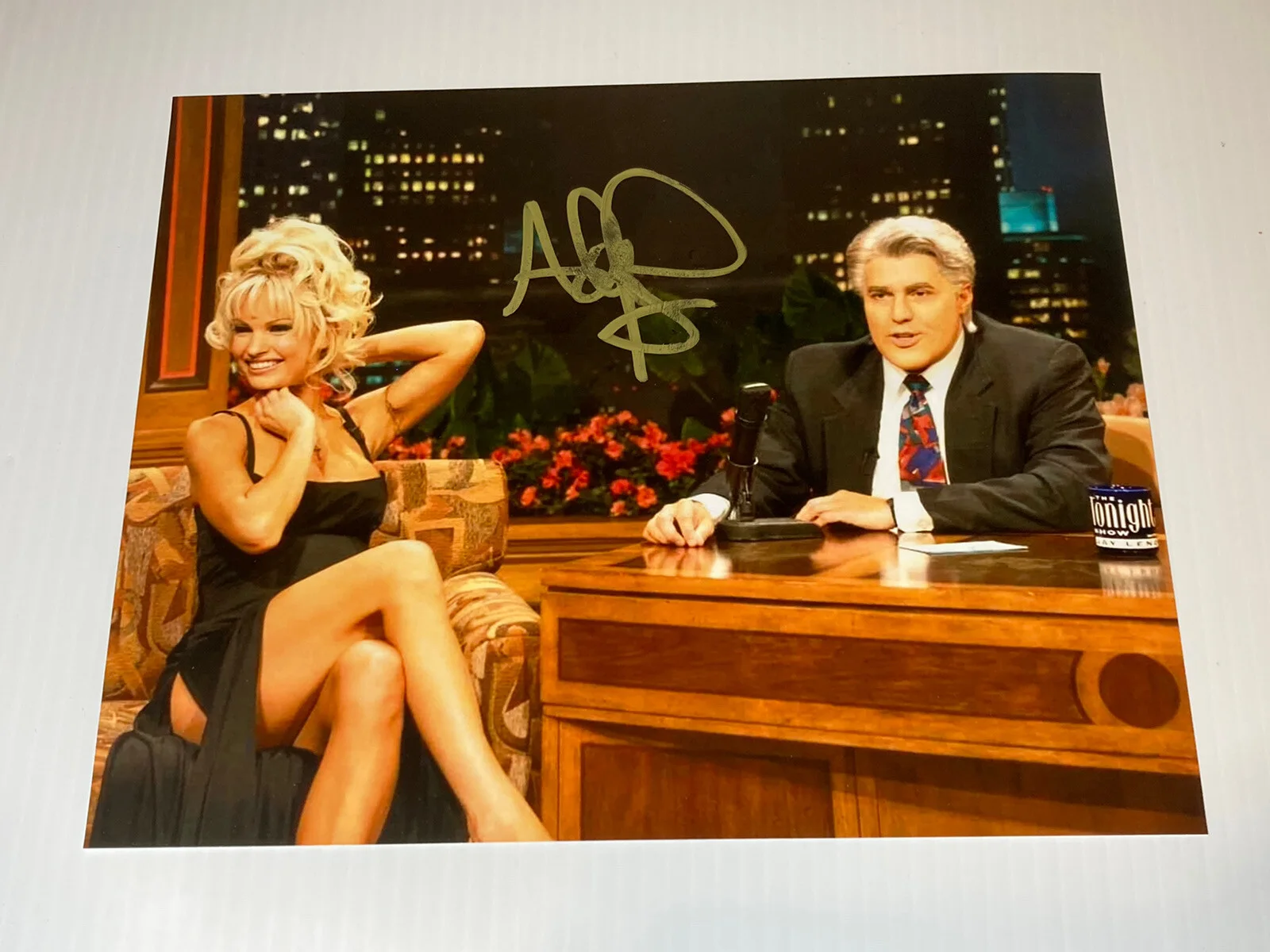 Adam Ray — Adam Ray Signed Pam & Tommy Jay Leno 8x10 Photo Autographed