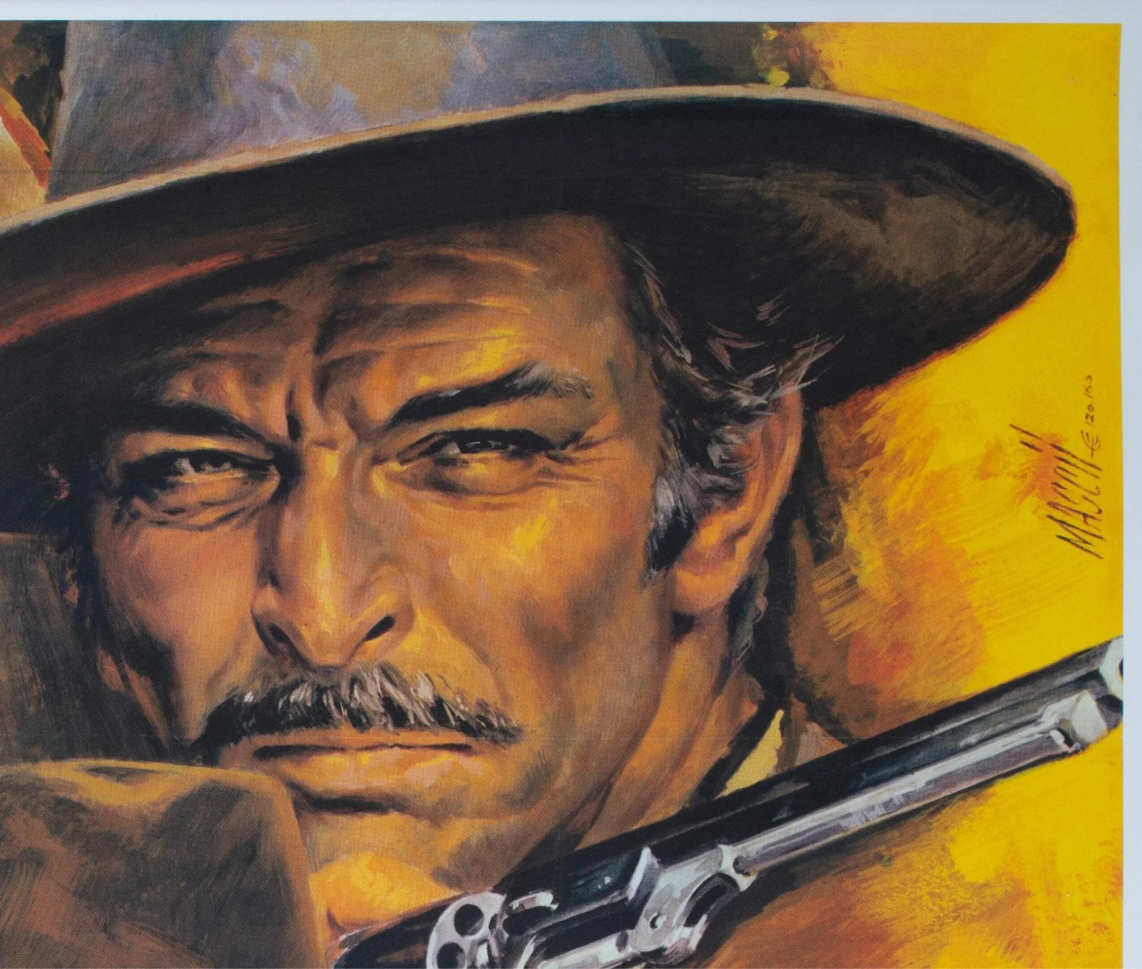 The Good The Bad The Ugly 1968 French Grande Film Poster, Jean Mascii, изображение 4