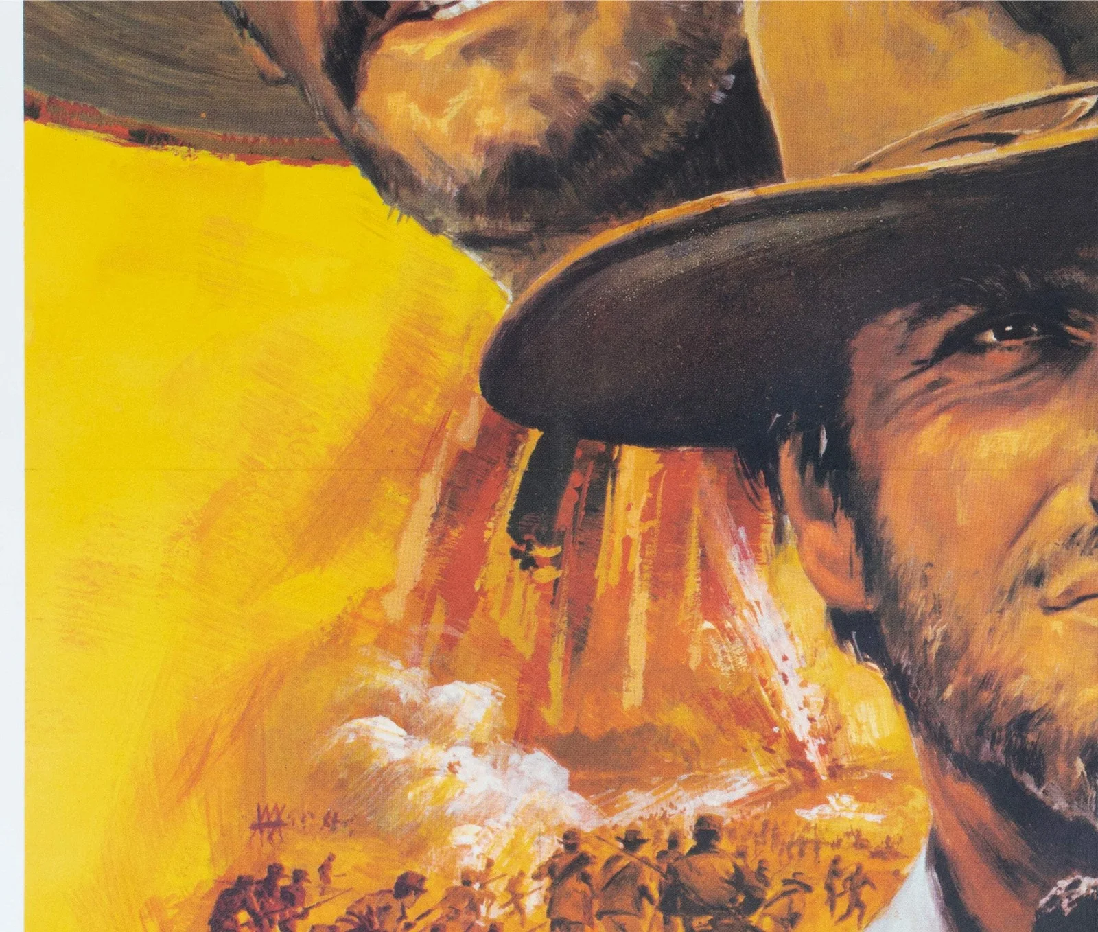 The Good The Bad The Ugly 1968 French Grande Film Poster, Jean Mascii, изображение 5