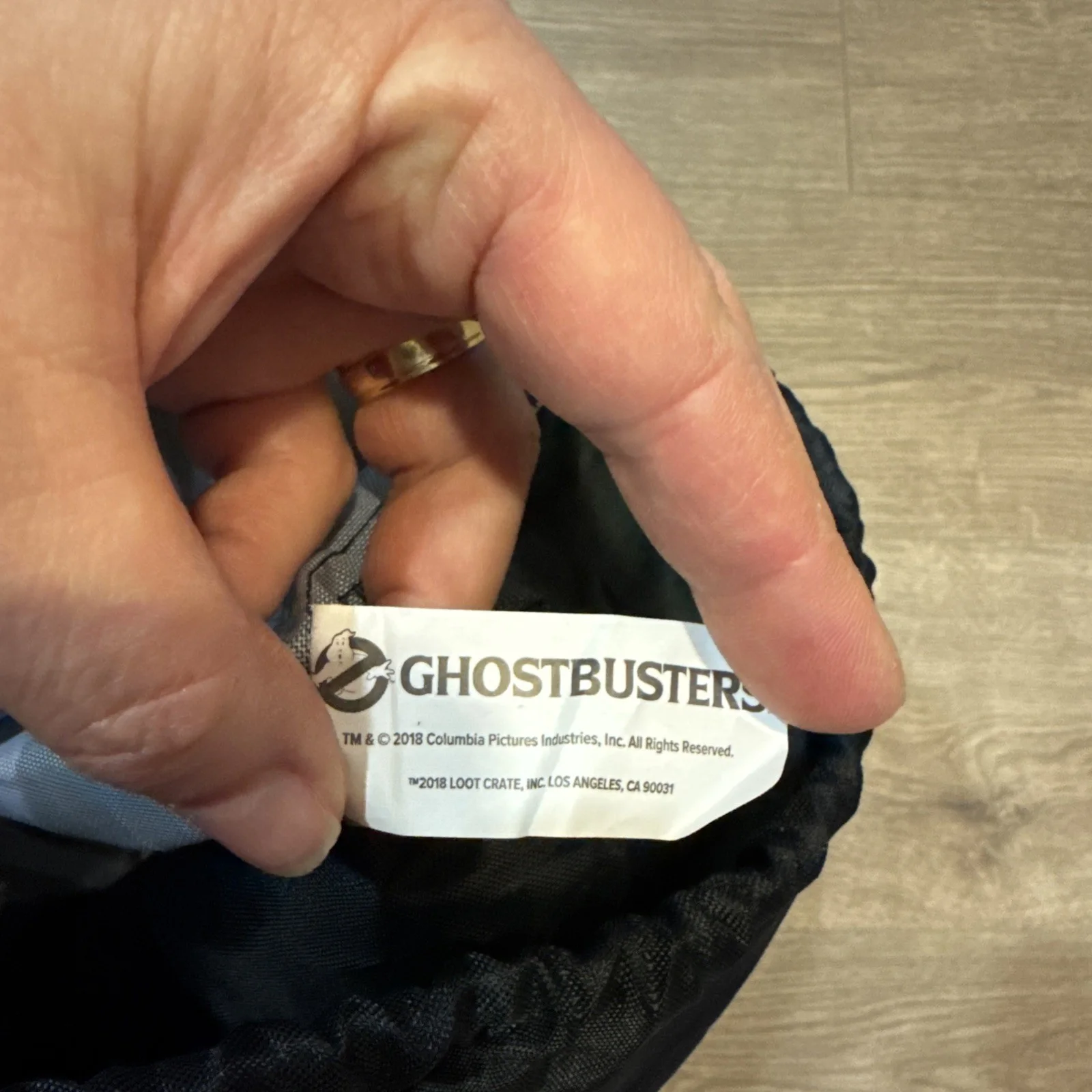 LOOT CRATE backpack drawstring ghostbusters proton pack, image 5