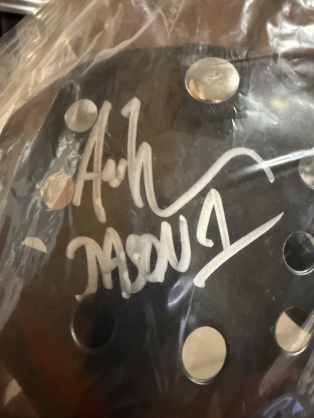 Ari Lehman — Ari Lehman autographed signed mask Jason Voorhees Friday the 13th Beckett COA, изображение 2