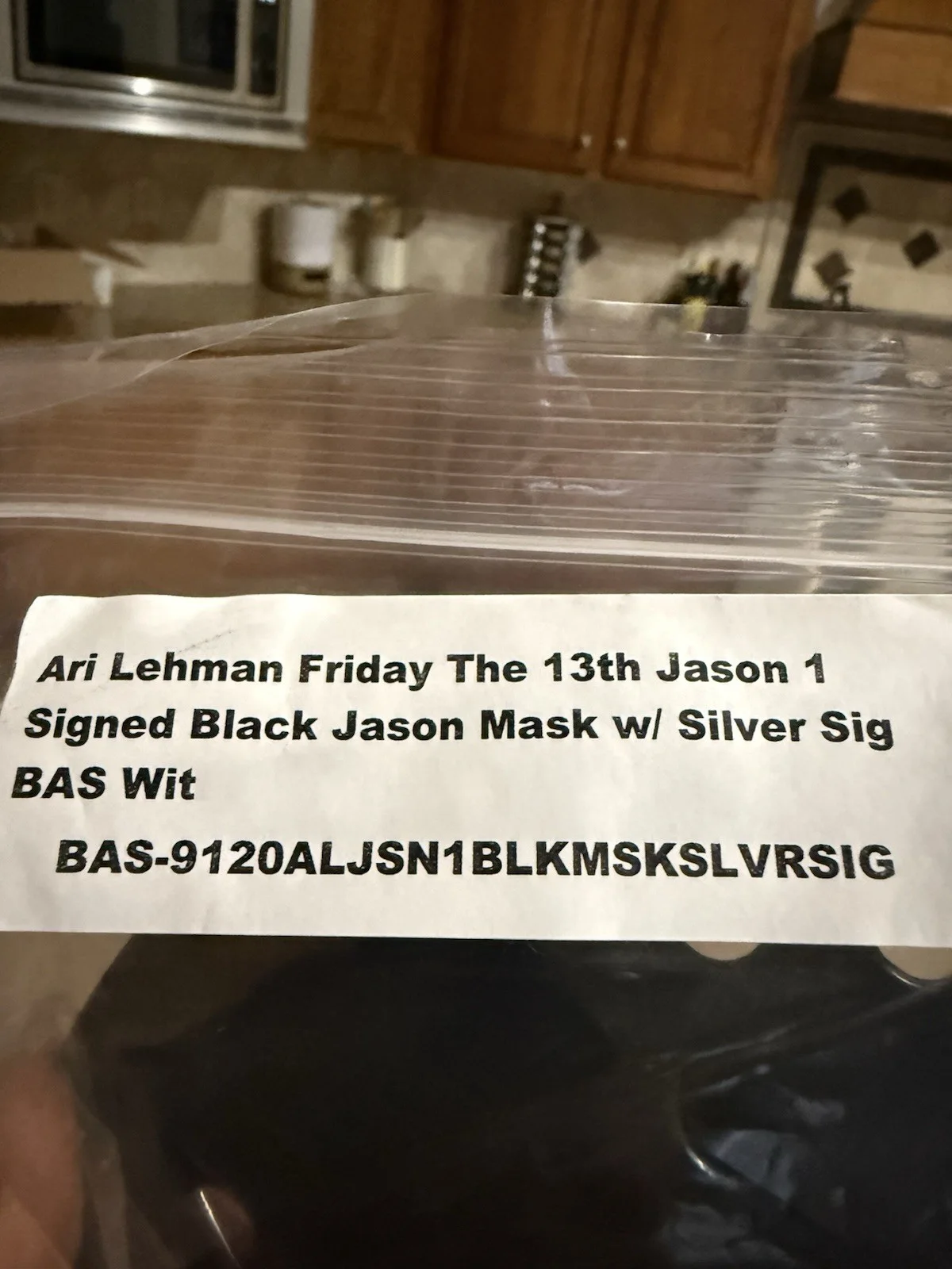 Ari Lehman — Ari Lehman autographed signed mask Jason Voorhees Friday the 13th Beckett COA, изображение 3