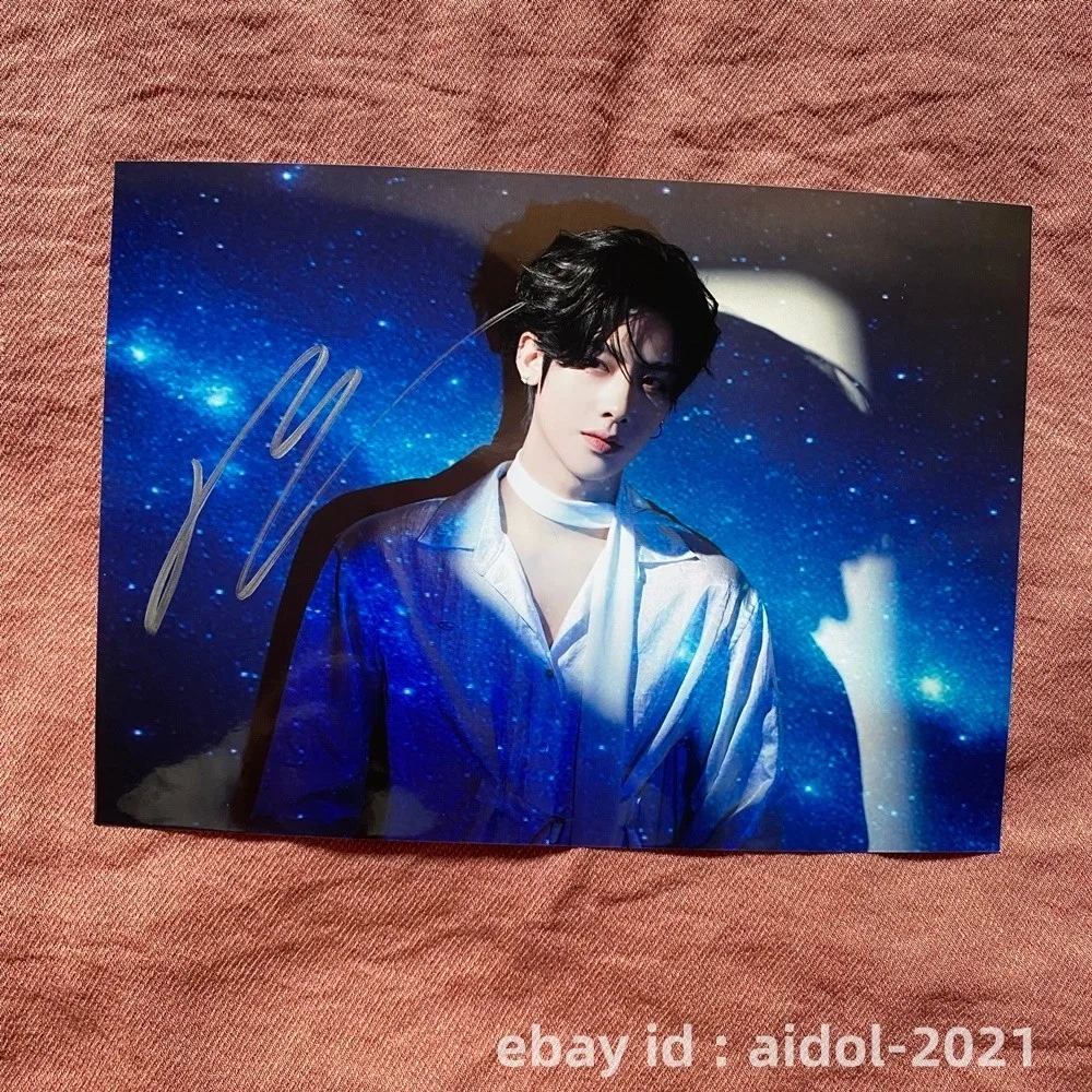 ZEROBASEONE ZB1 Ricky Autographed Signed Photo K-POP 5*7 202501, image 2