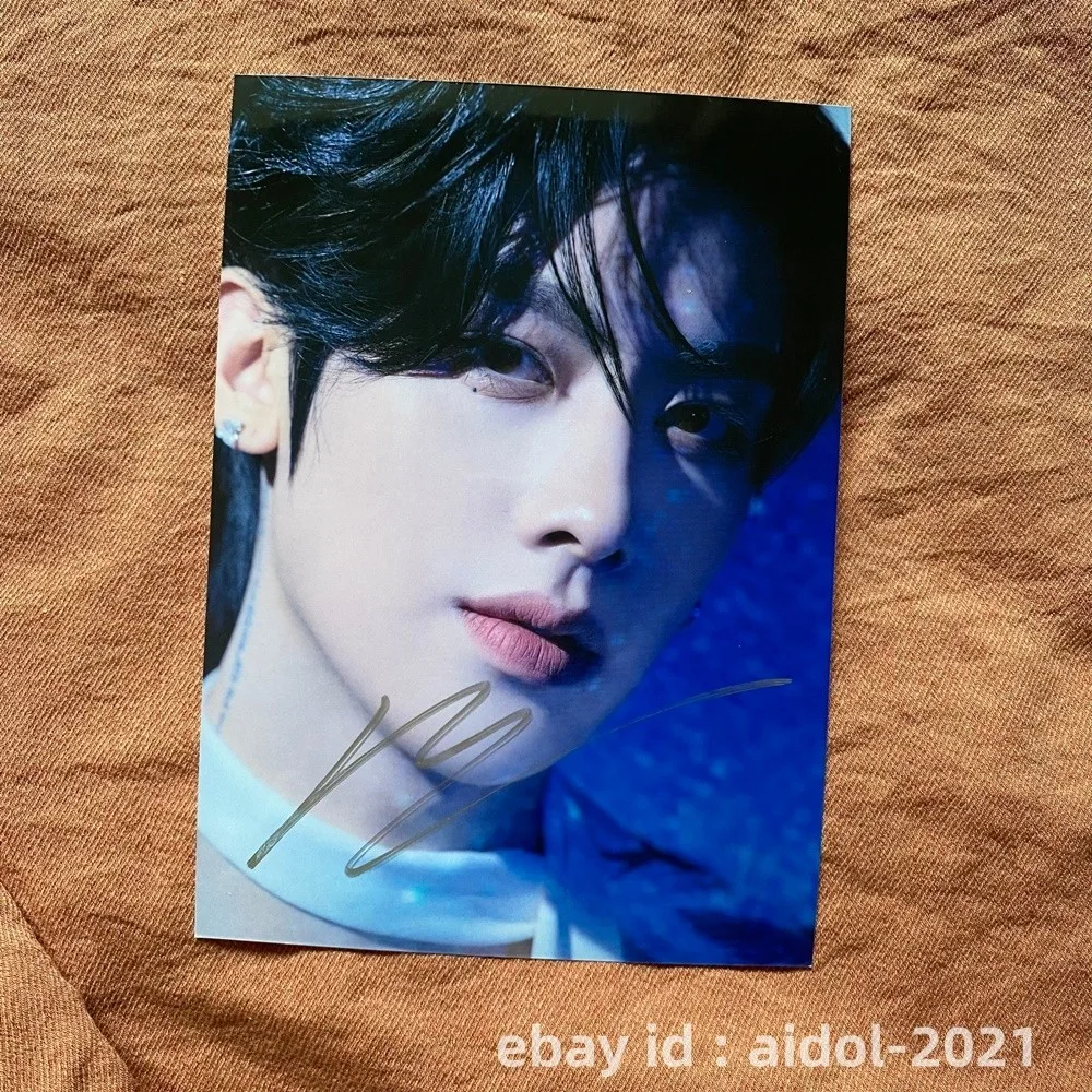 ZEROBASEONE ZB1 Ricky Autographed Signed Photo K-POP 5*7 202501, image 3