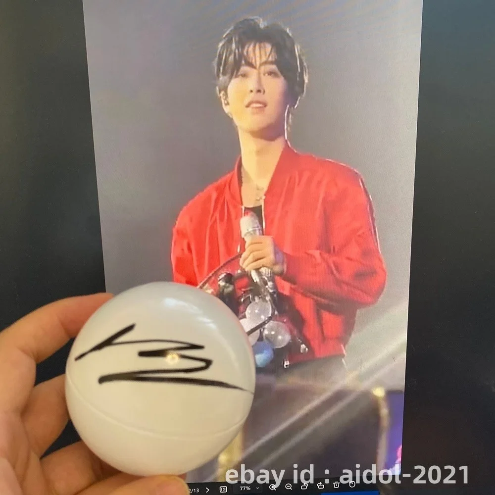 ZEROBASEONE ZB1 Ricky Autographed Signed Concert Ball K-POP Collection 202511, изображение 4