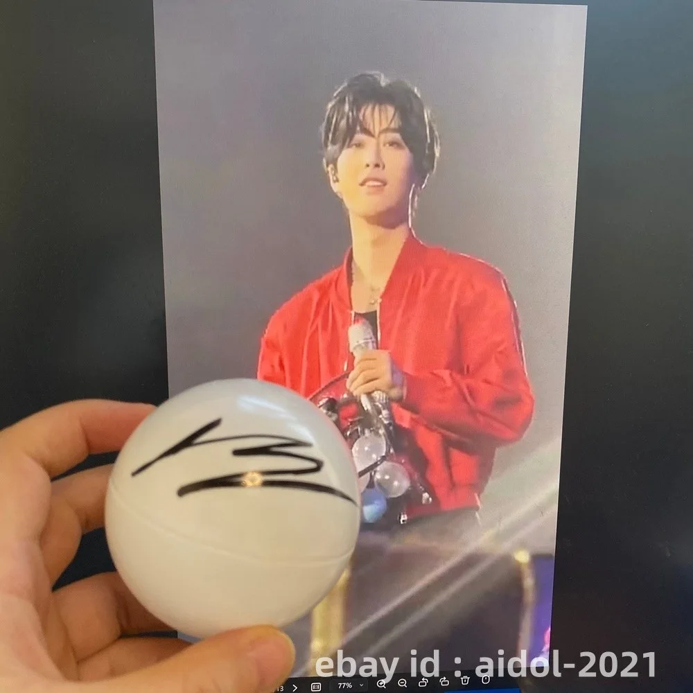 ZEROBASEONE ZB1 Ricky Autographed Signed Concert Ball K-POP Collection 202511, изображение 5