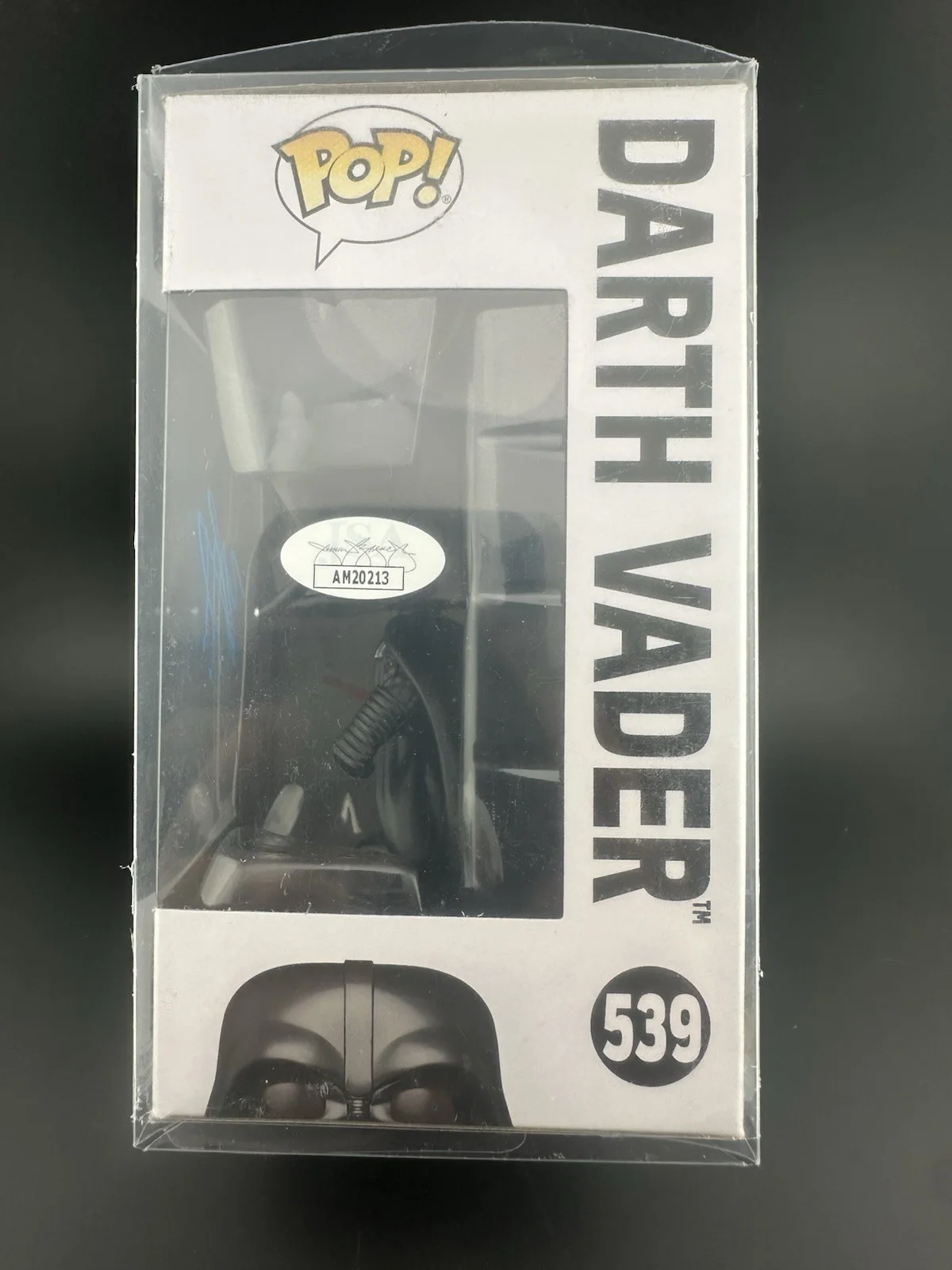 Hayden Christensen Signed Darth Vader Funko Pop #539 JSA COA Auto Star Wars, image 3