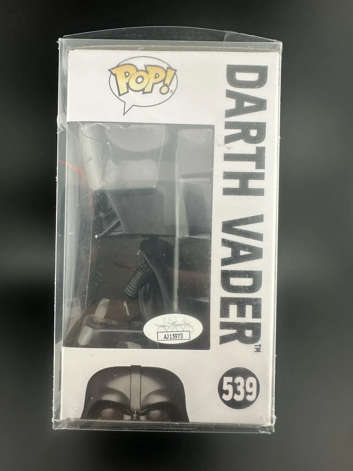Hayden Christensen — Hayden Christensen Signed Funko Pop #539 Darth Vader Star Wars JSA CERT COA, изображение 2